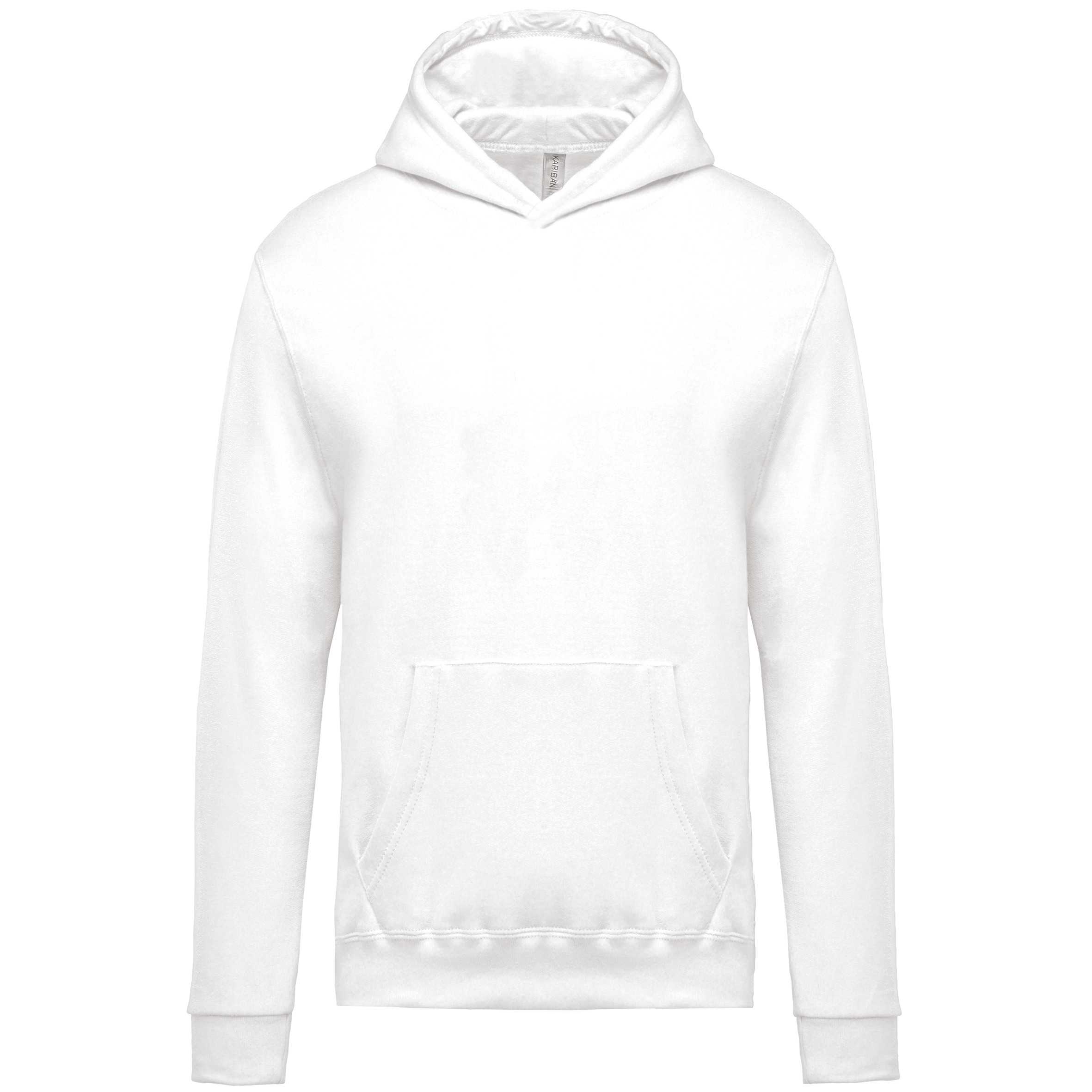 Sudadera capucha niños White