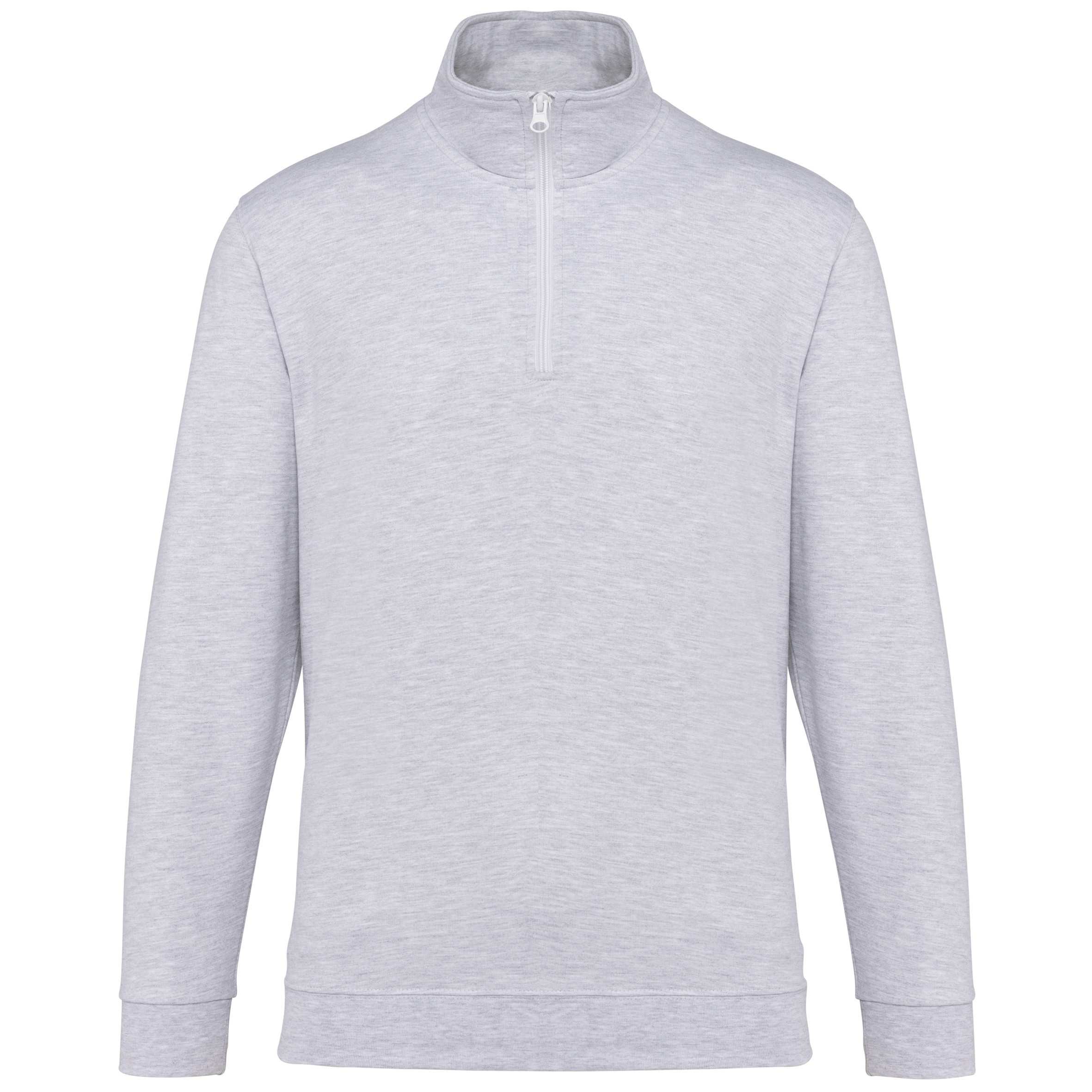 Sudadera 1/4 Cremallera Ash Heather
