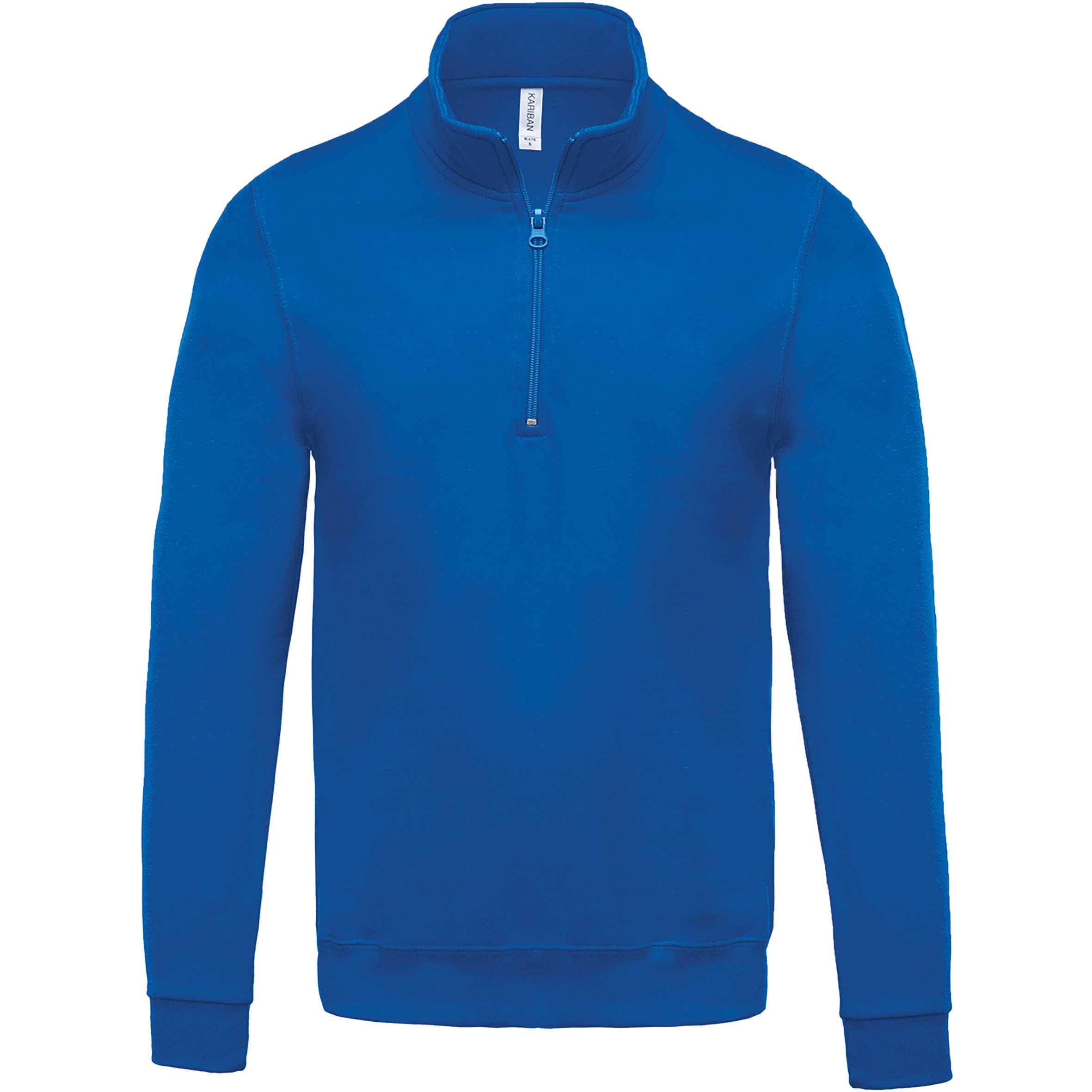 Sudadera 1/4 Cremallera Light Royal Blue