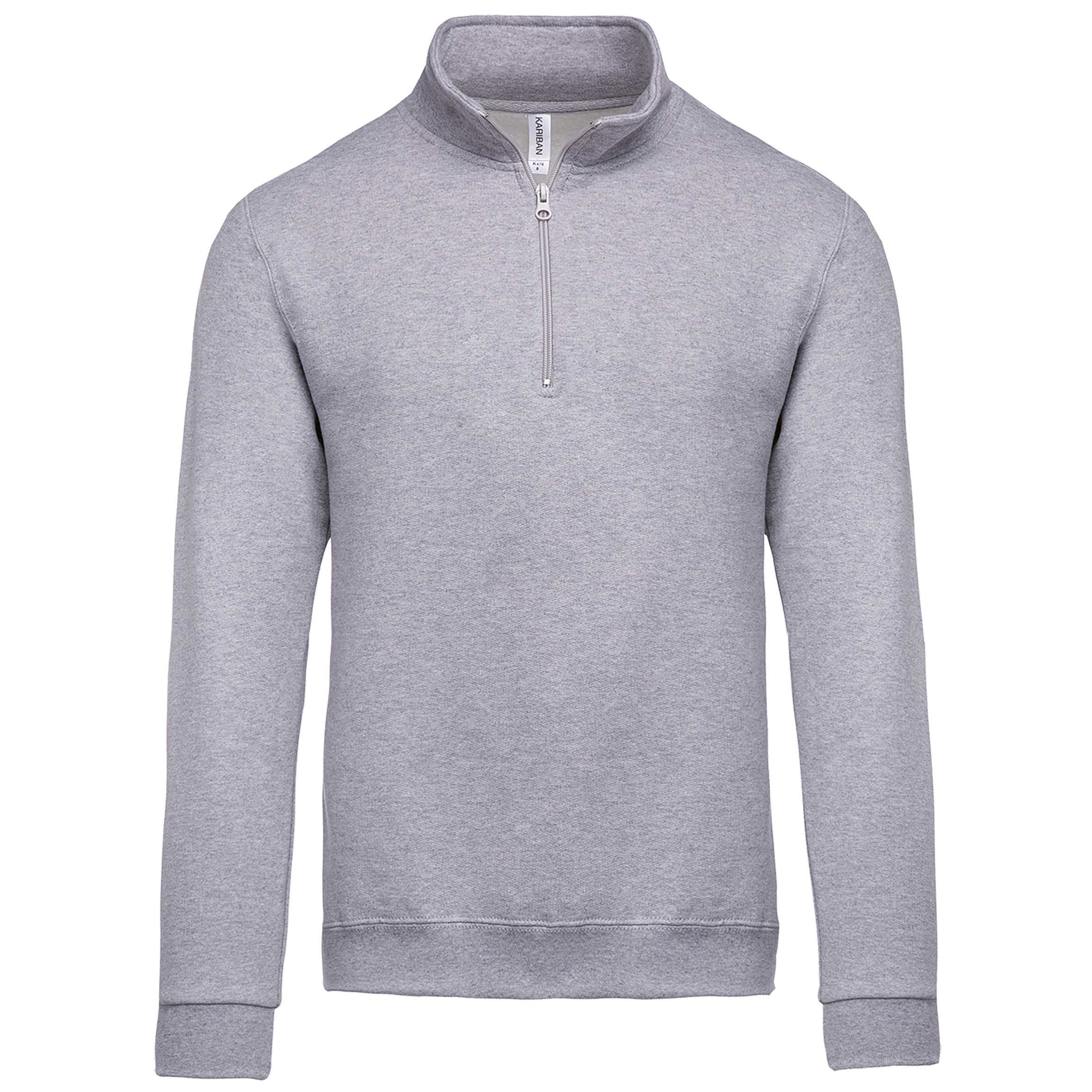 Sudadera 1/4 Cremallera Oxford Grey