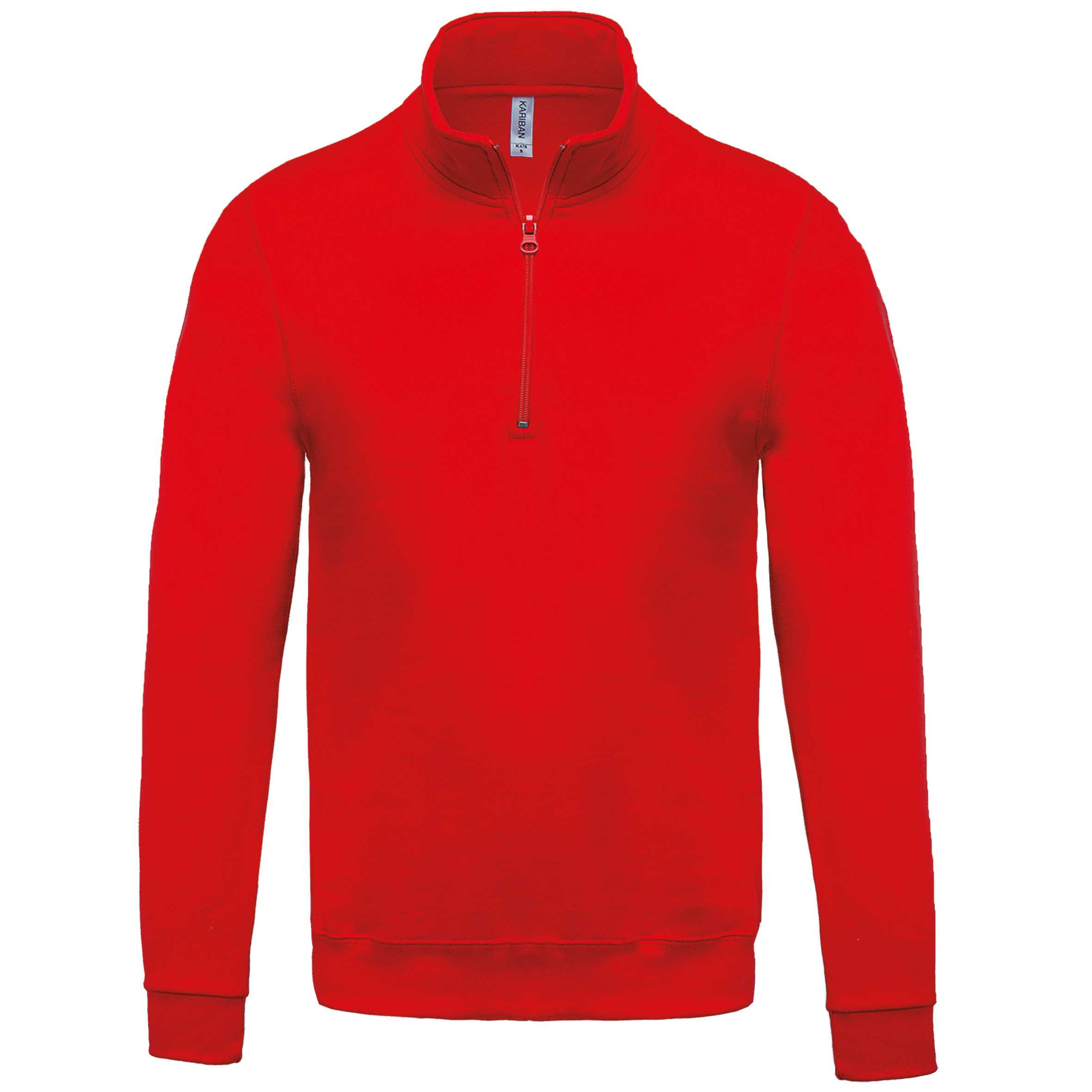 Sudadera 1/4 Cremallera Red
