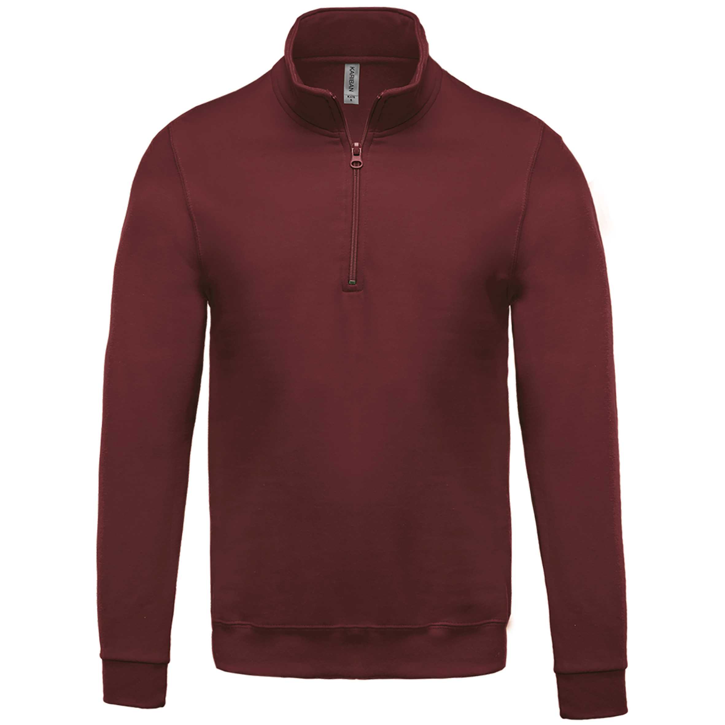 Sudadera 1/4 Cremallera Wine
