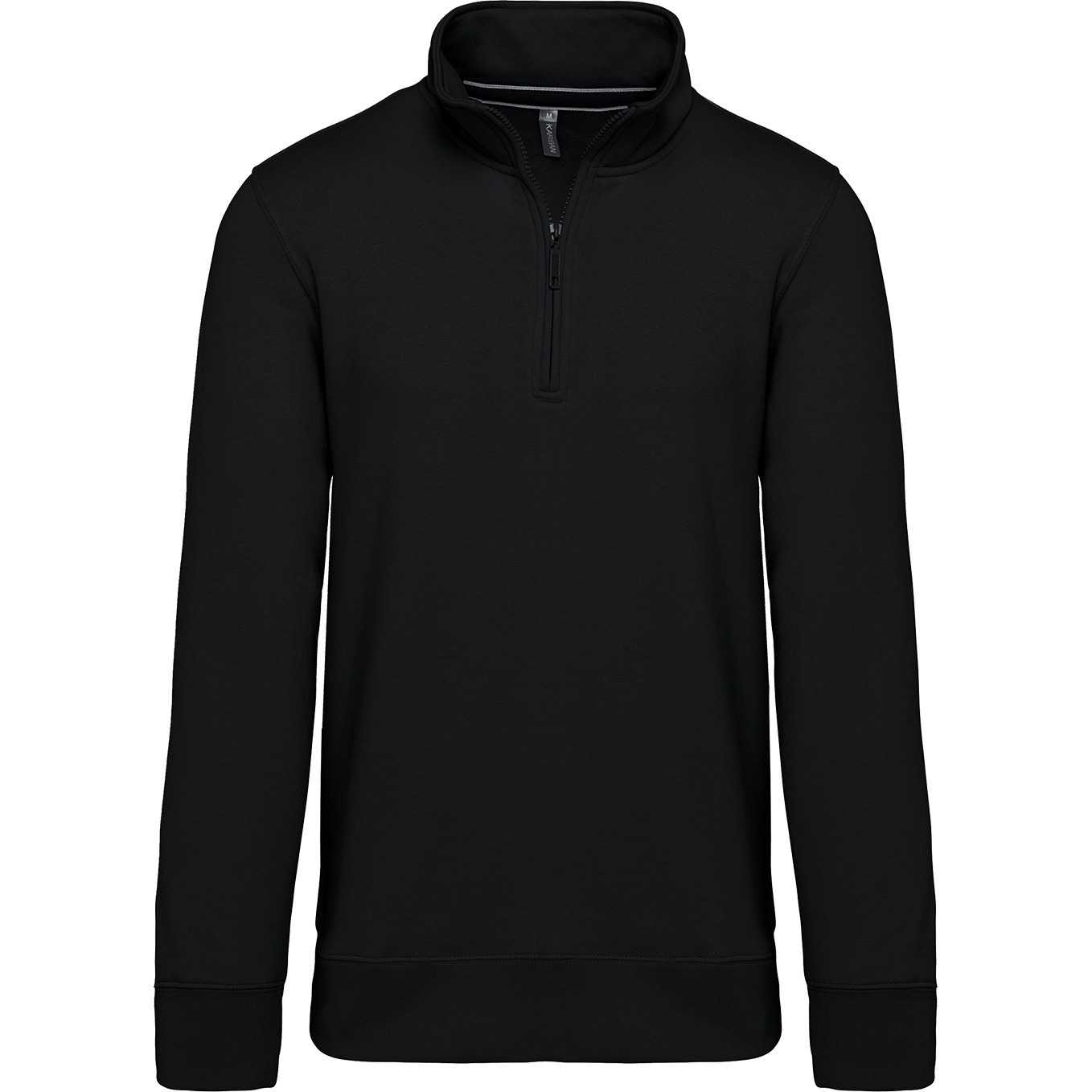 Sudadera 1/4 Cremallera Black