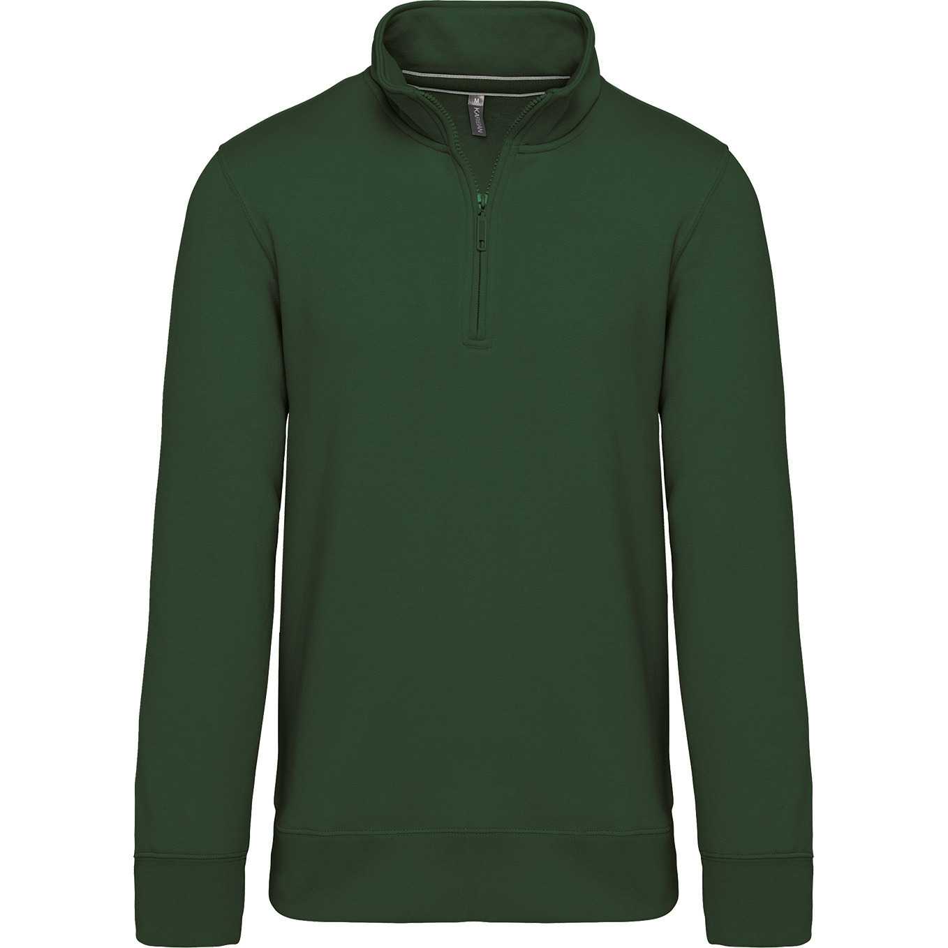 Sudadera 1/4 Cremallera Forest Green
