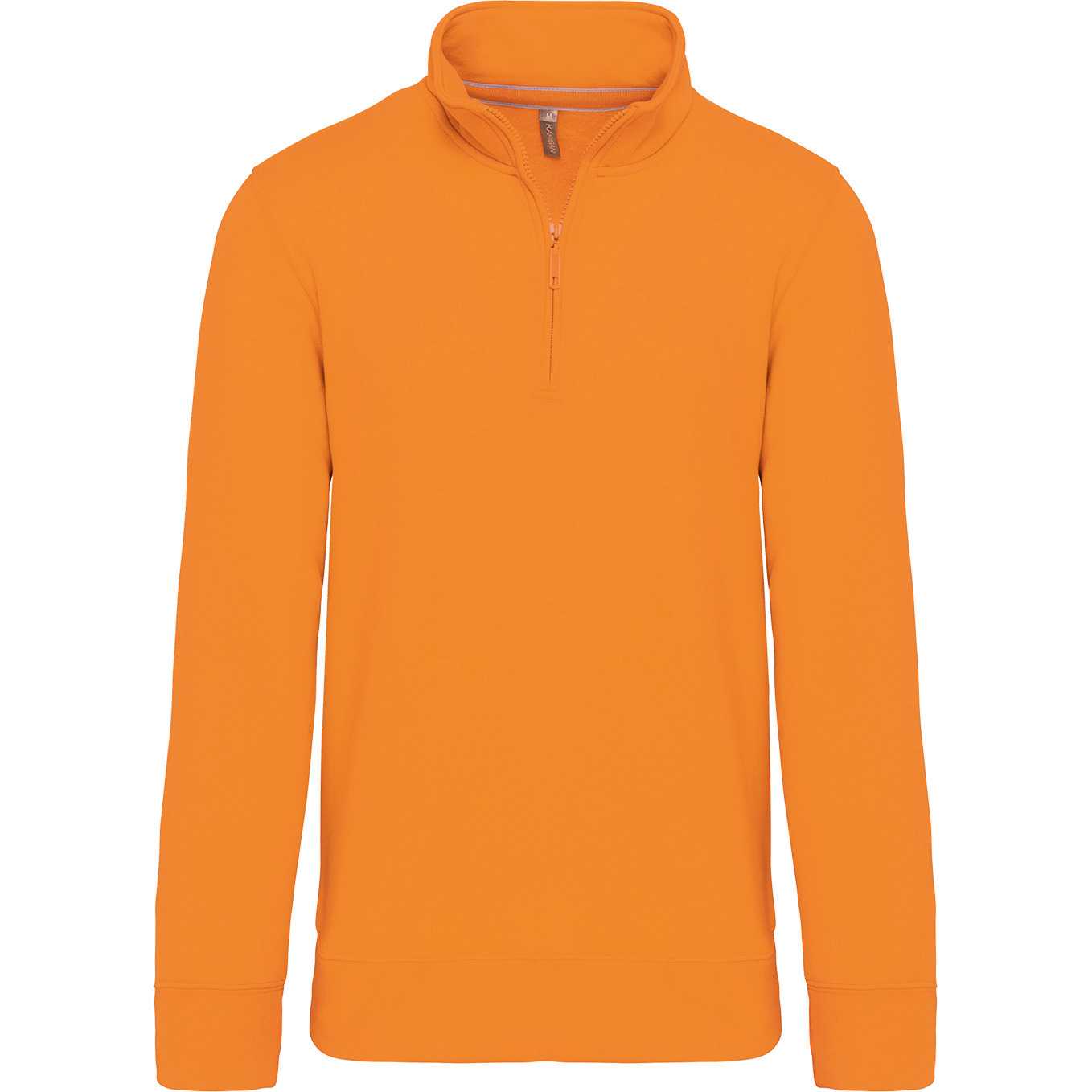 Sudadera 1/4 Cremallera Orange