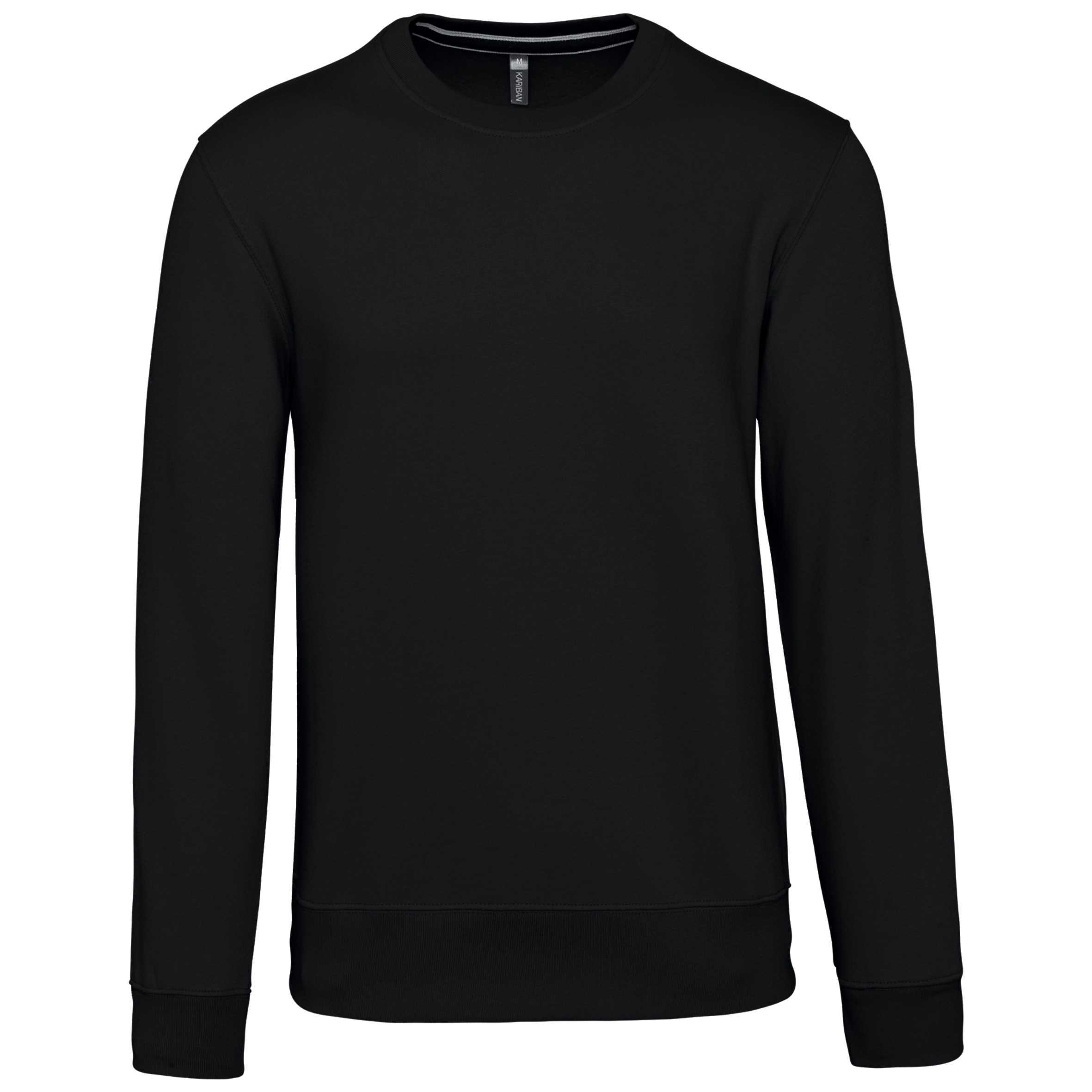 Sudadera cuello redondo Black