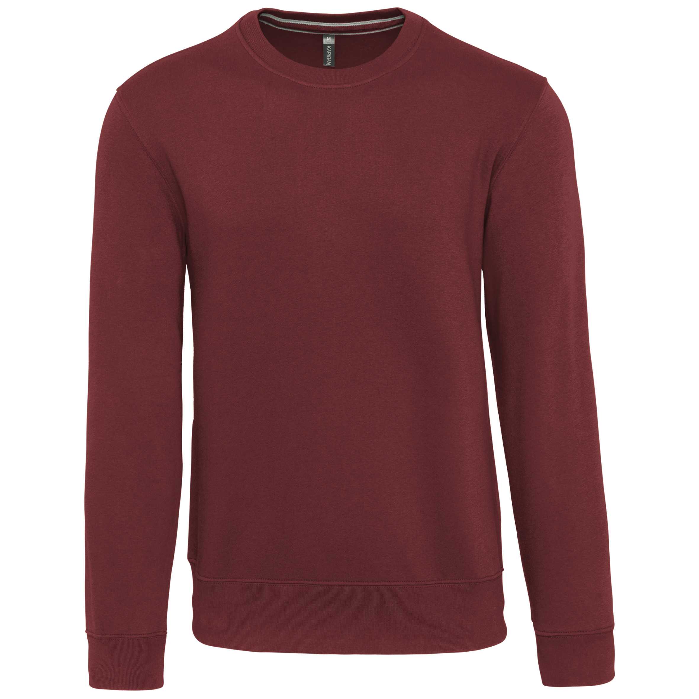 Sudadera cuello redondo Wine