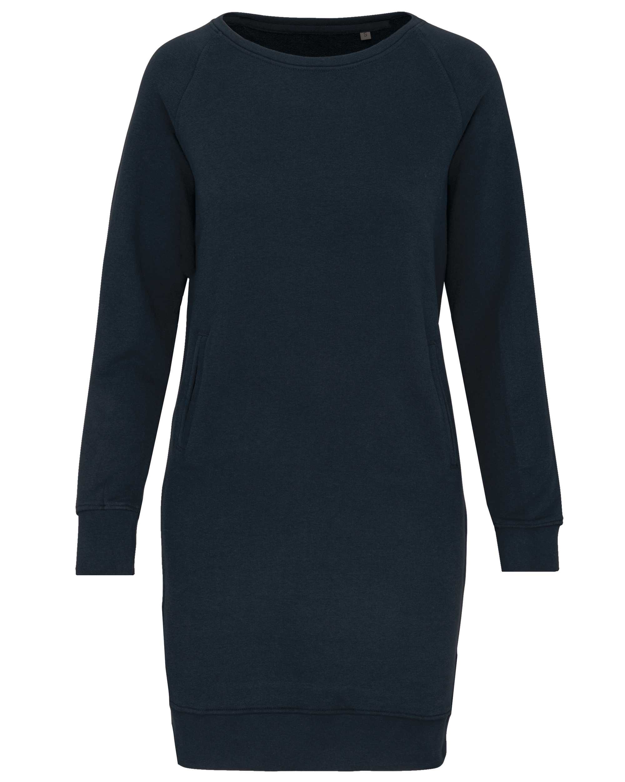 Vestido Lounge algodón orgánico de felpa Navy