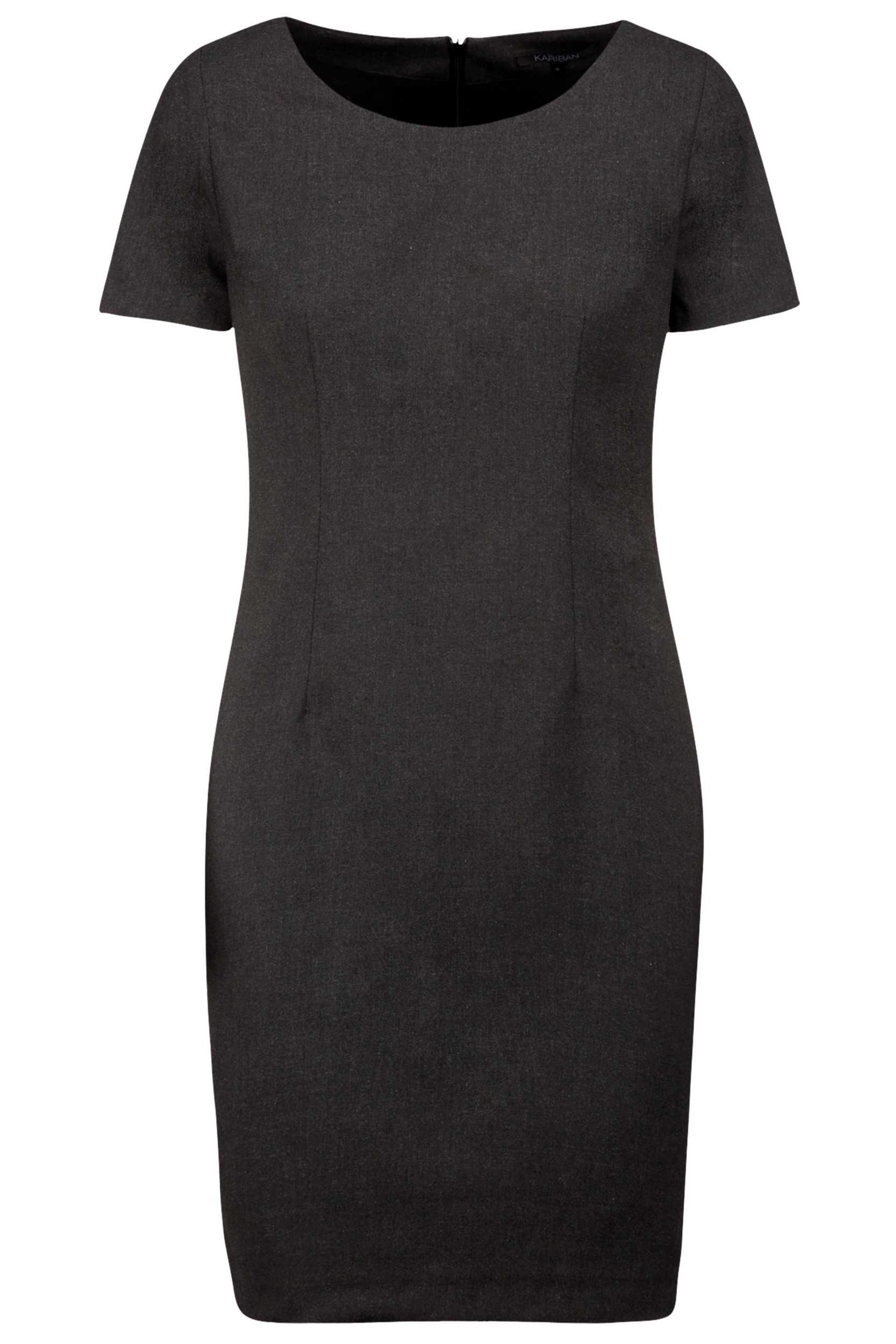 Vestido manga corta Anthracite Heather