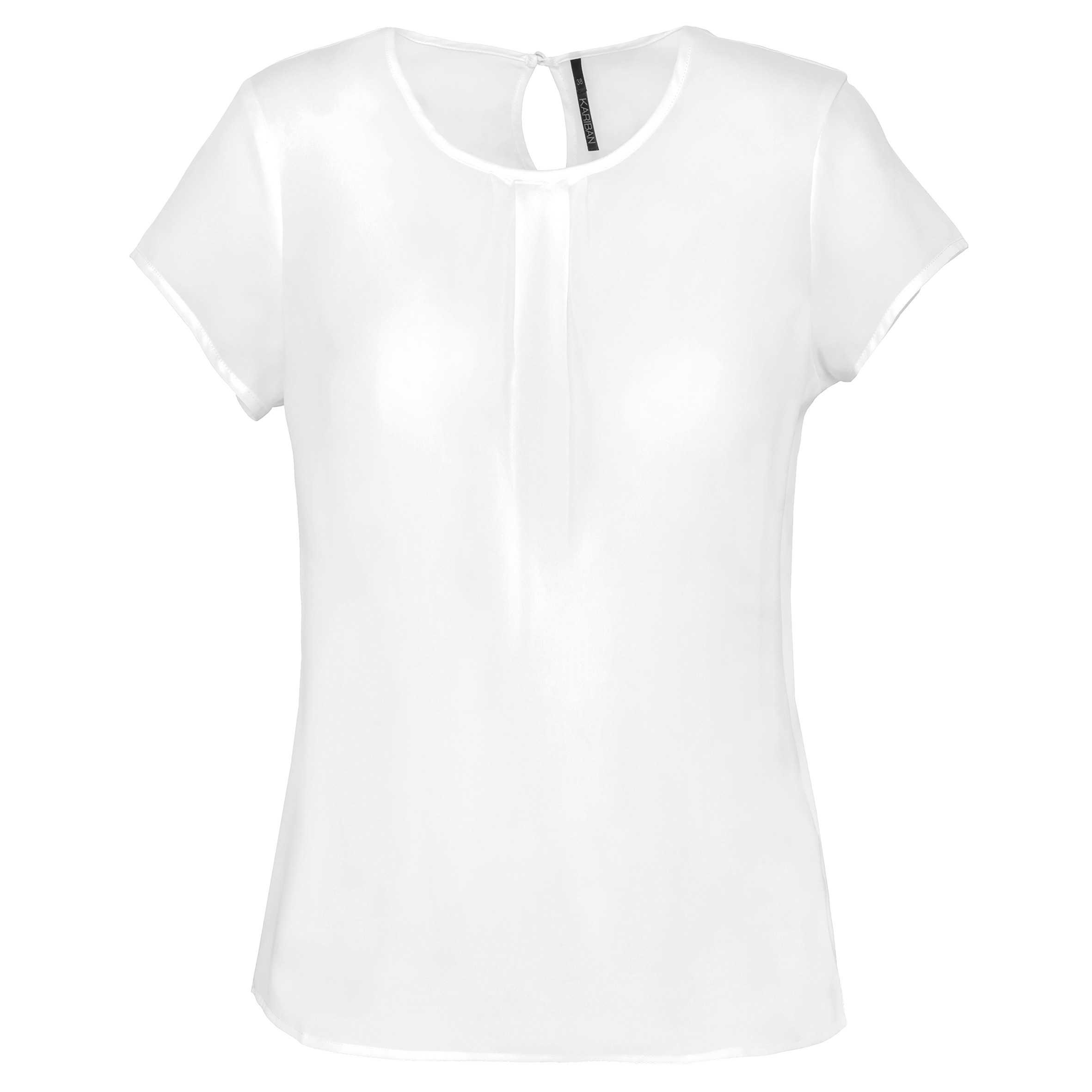 Blusa crepe mujer Off White