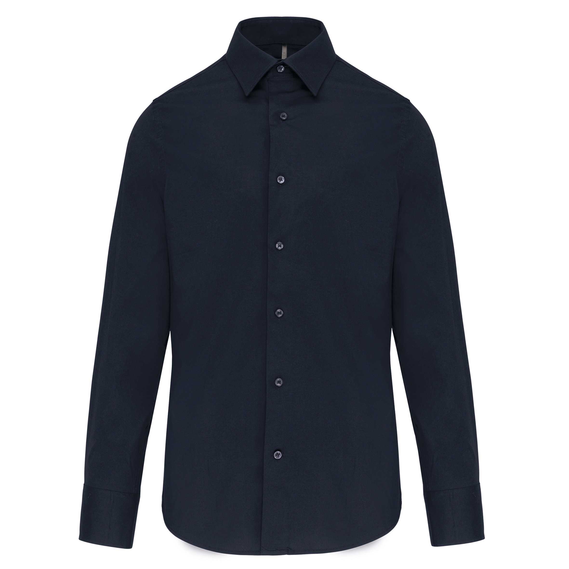 Camisa strech manga larga hombre Navy