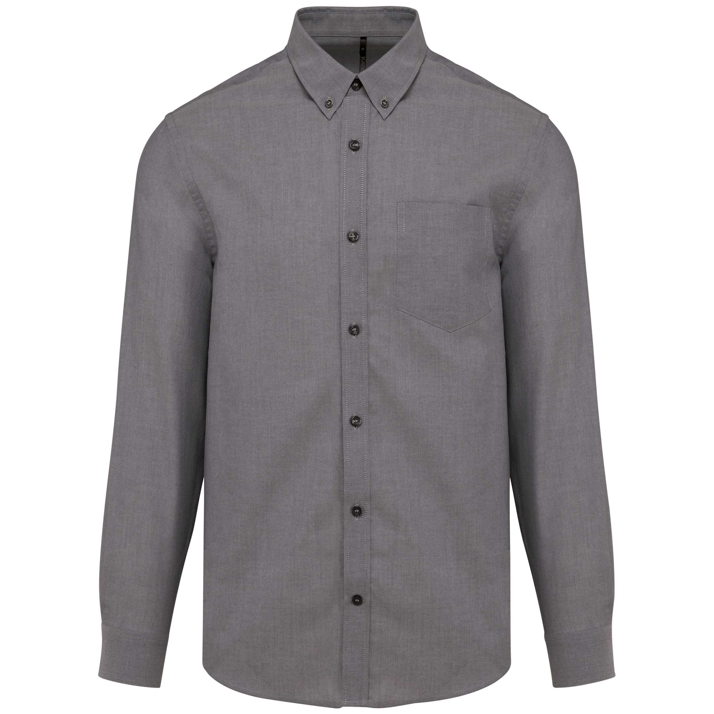 Camisa oxford manga larga hombre Oxford Silver