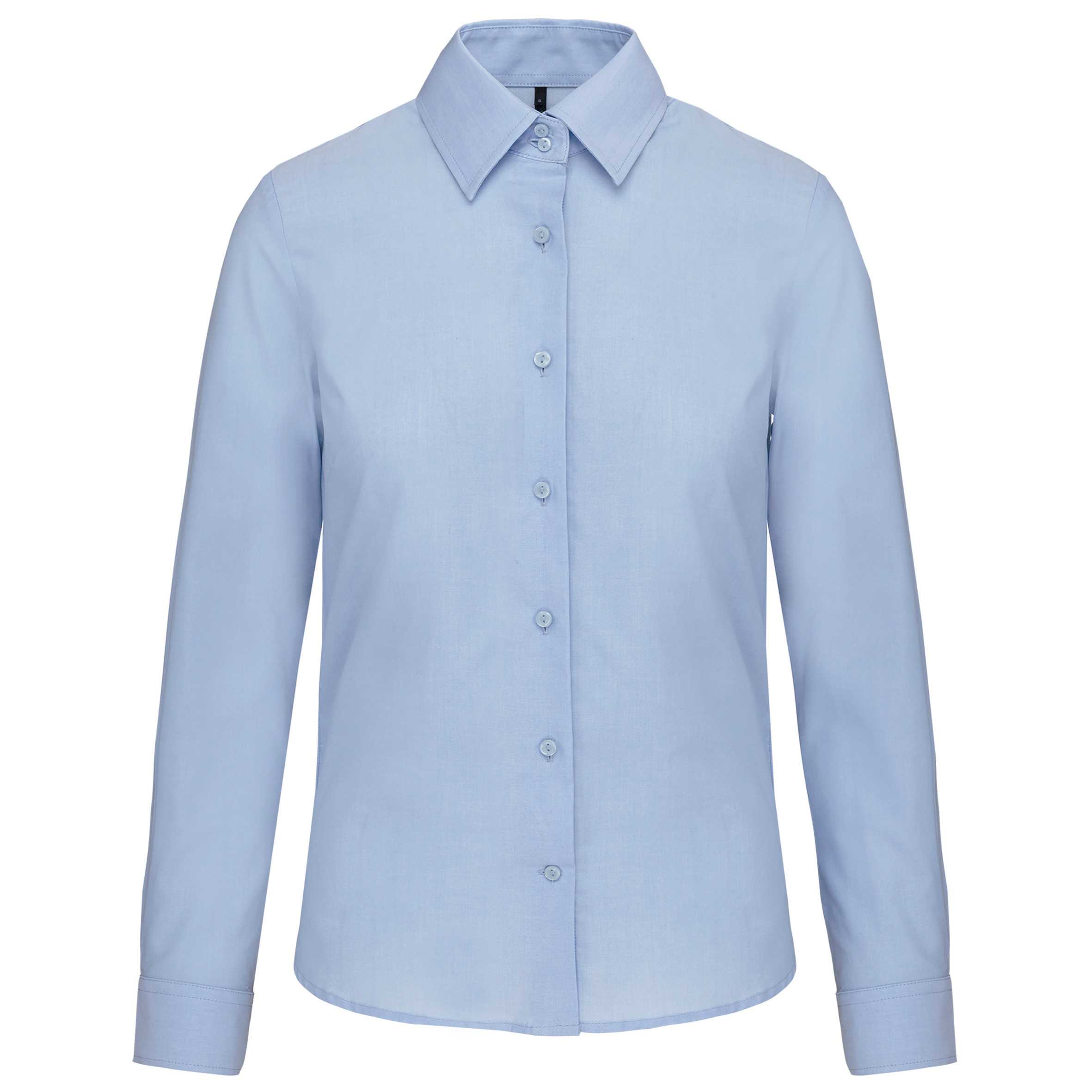 Camisa oxford manga larga mujer Oxford Blue