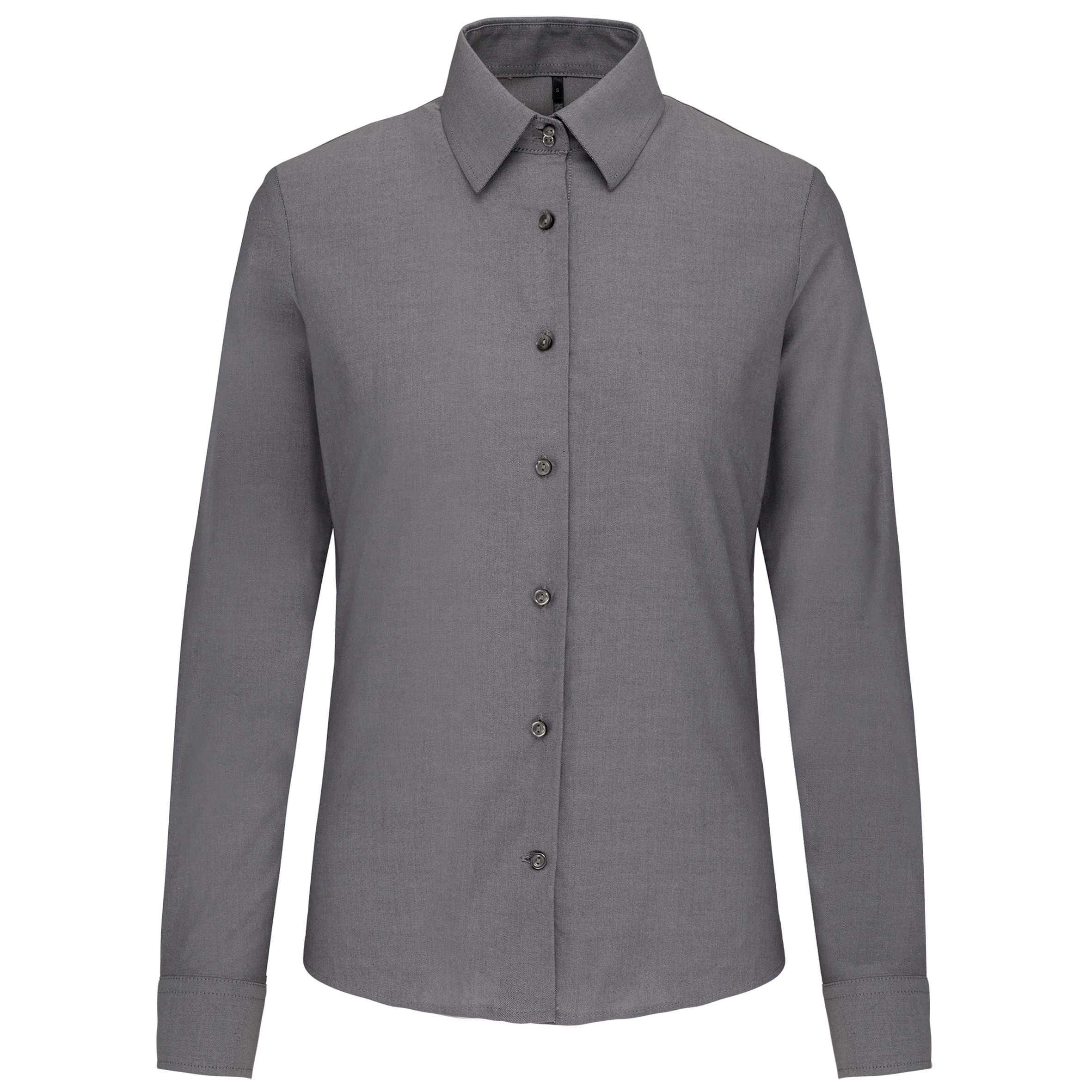 Camisa oxford manga larga mujer Oxford Silver