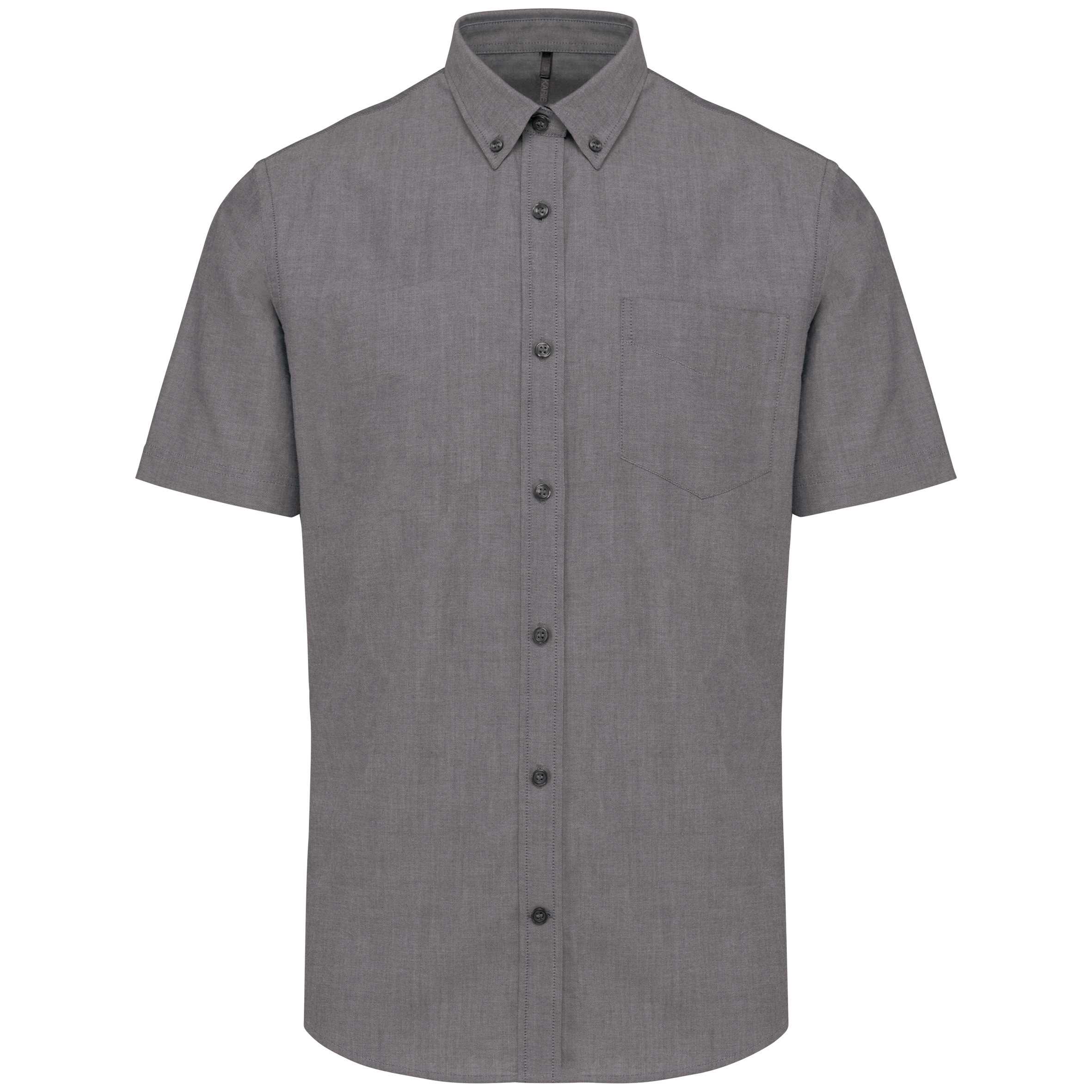 Camisa oxford manga corta hombre Oxford Silver