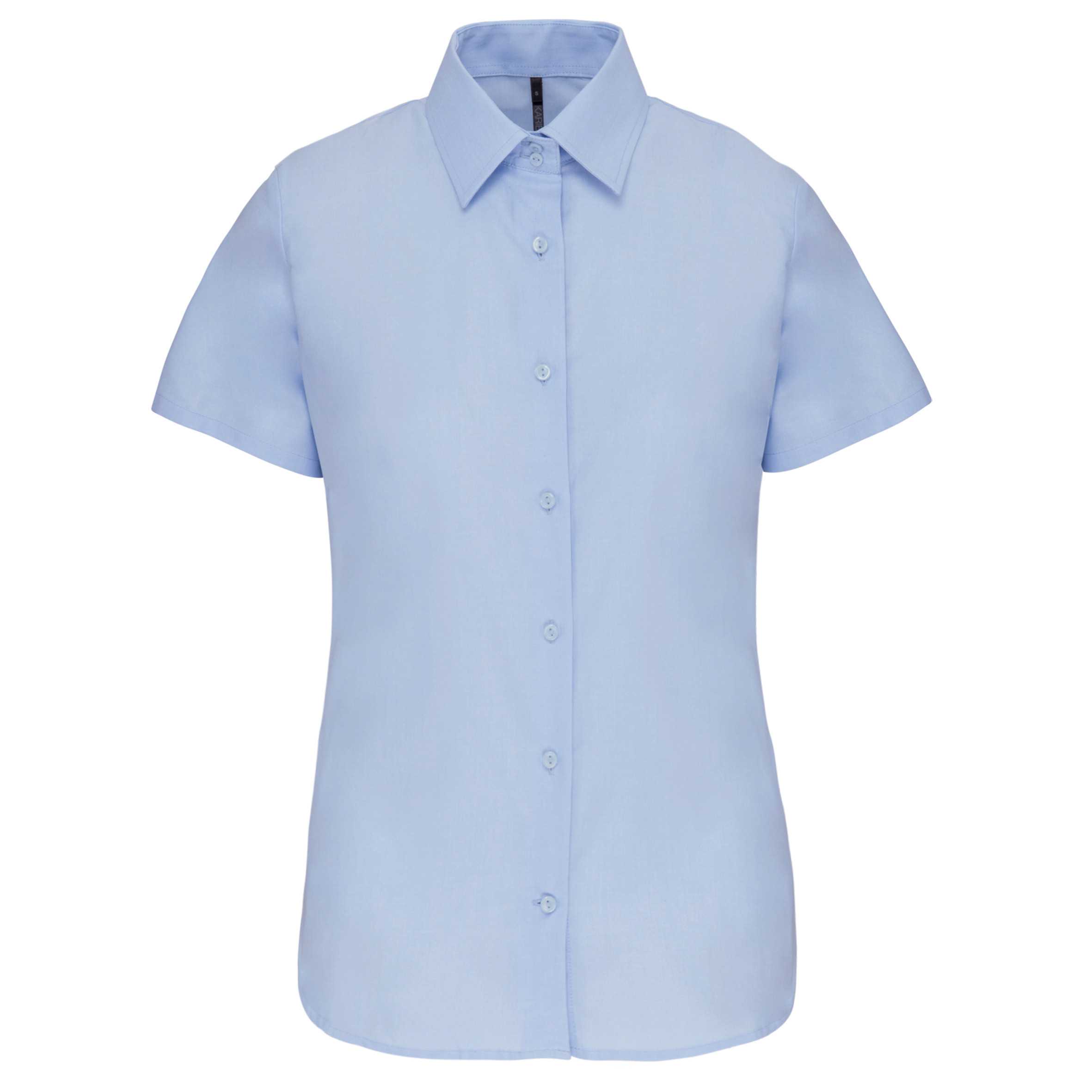 Camisa oxford manga corta mujer Oxford Blue