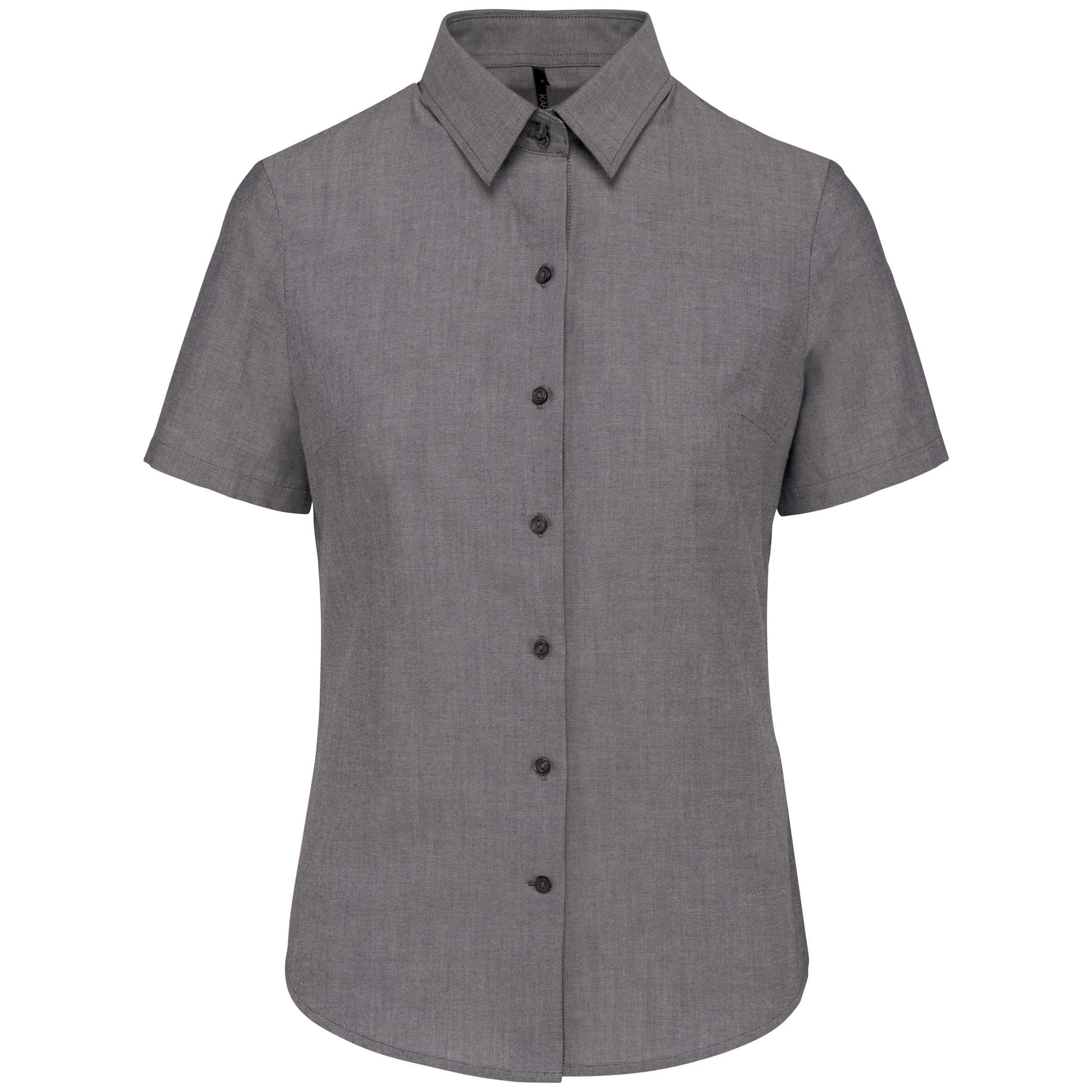 Camisa oxford manga corta mujer Oxford Silver