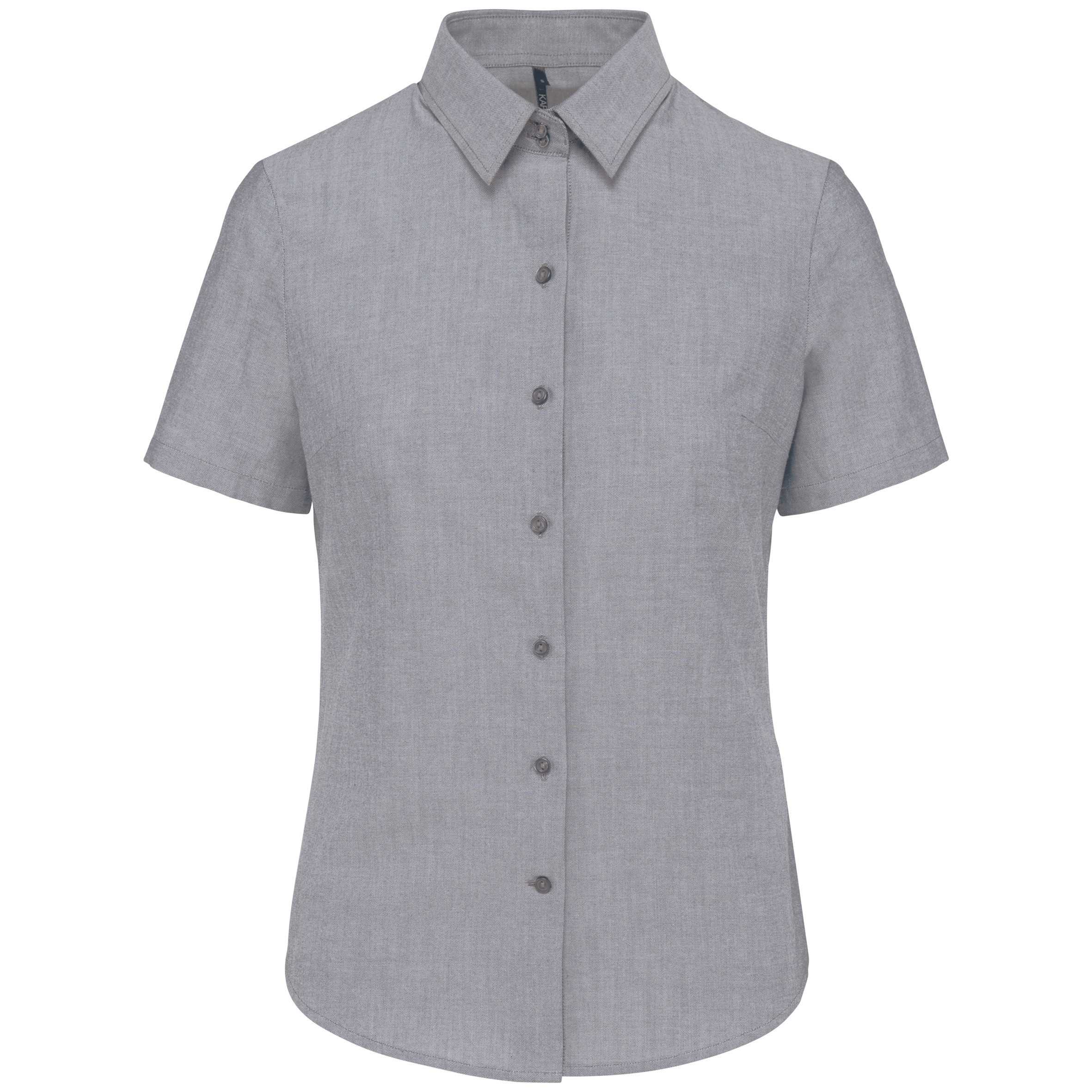 Camisa oxford manga corta mujer Oxford Zinc