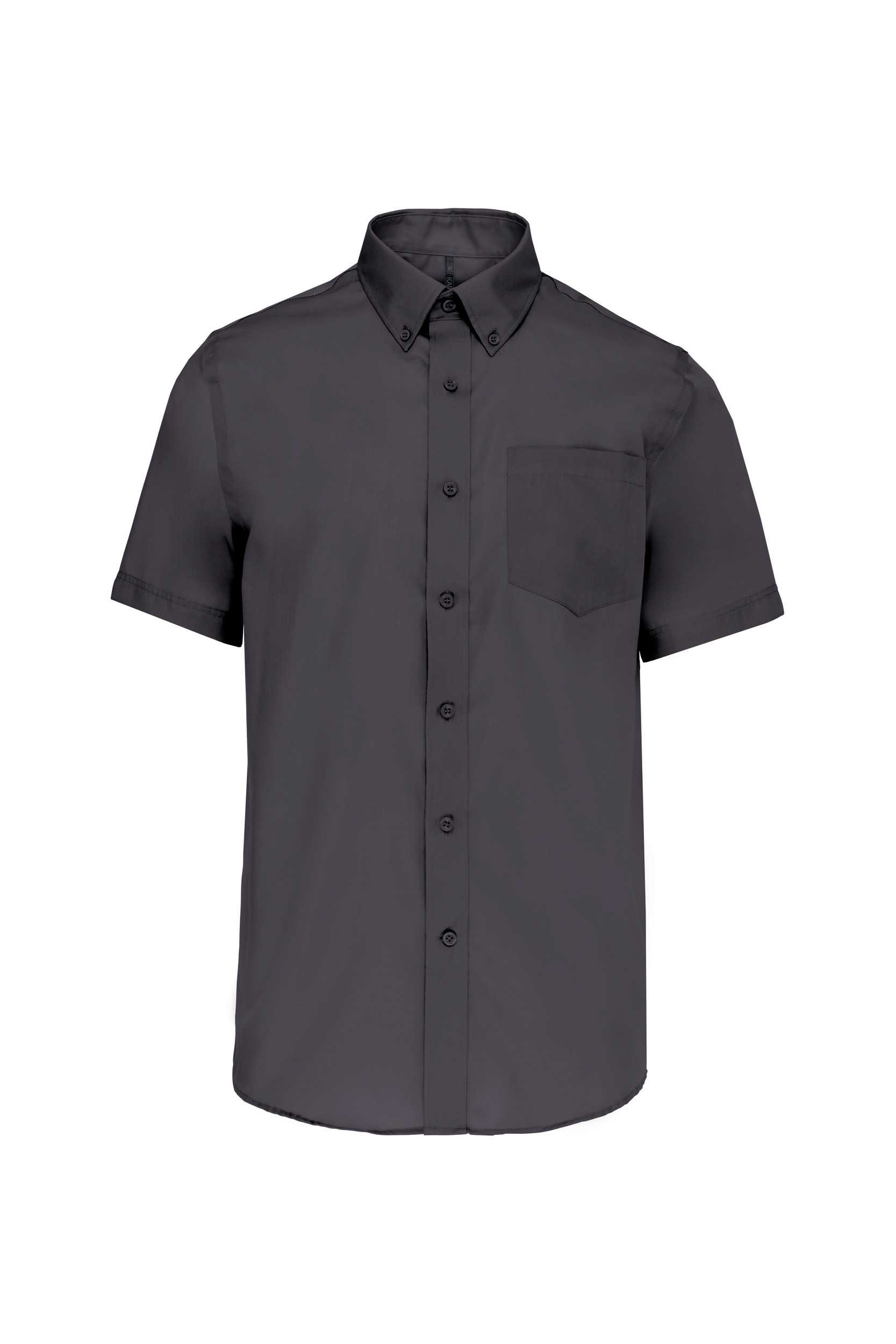 Camisa micro sarga no-plancha manga corta hombre Zinc