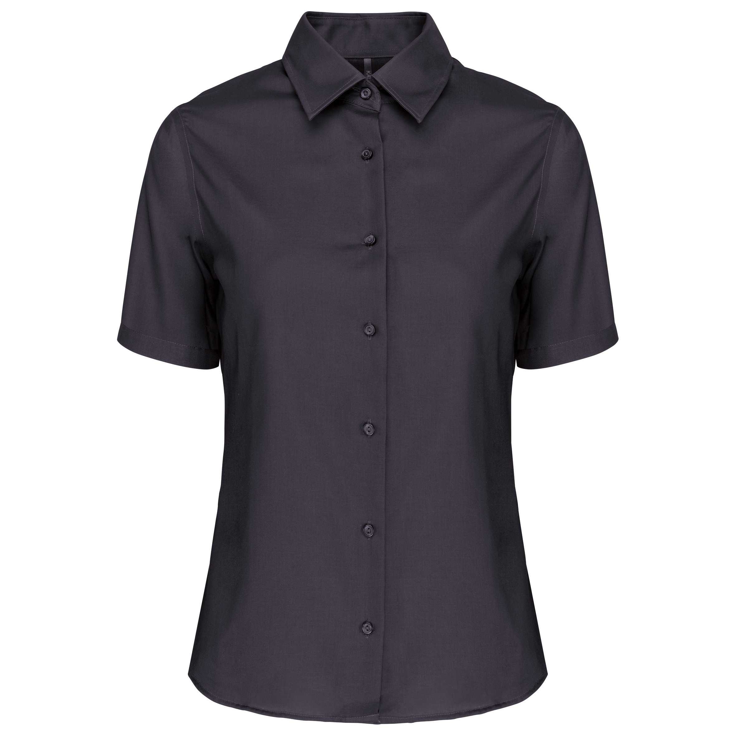 Camisa no-plancha manga corta mujer Zinc