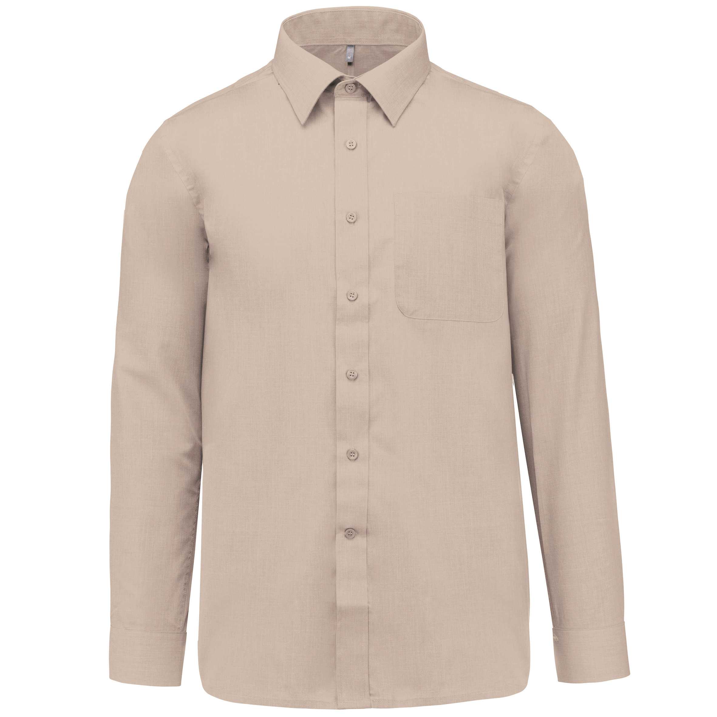 Camisa popelina de polialgodón de fácil cuidado hombre Angora