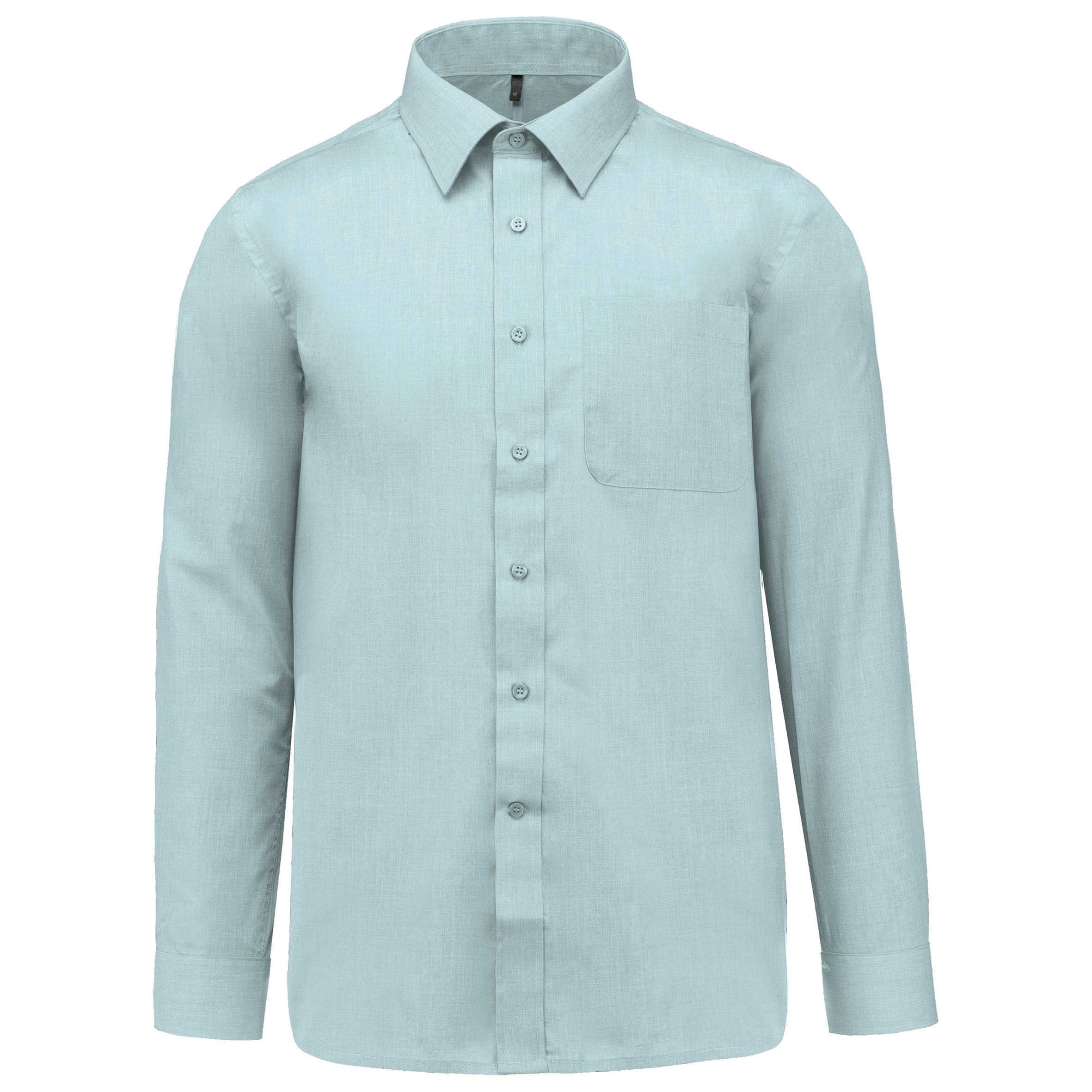 Camisa popelina de polialgodón de fácil cuidado hombre Ice Mint