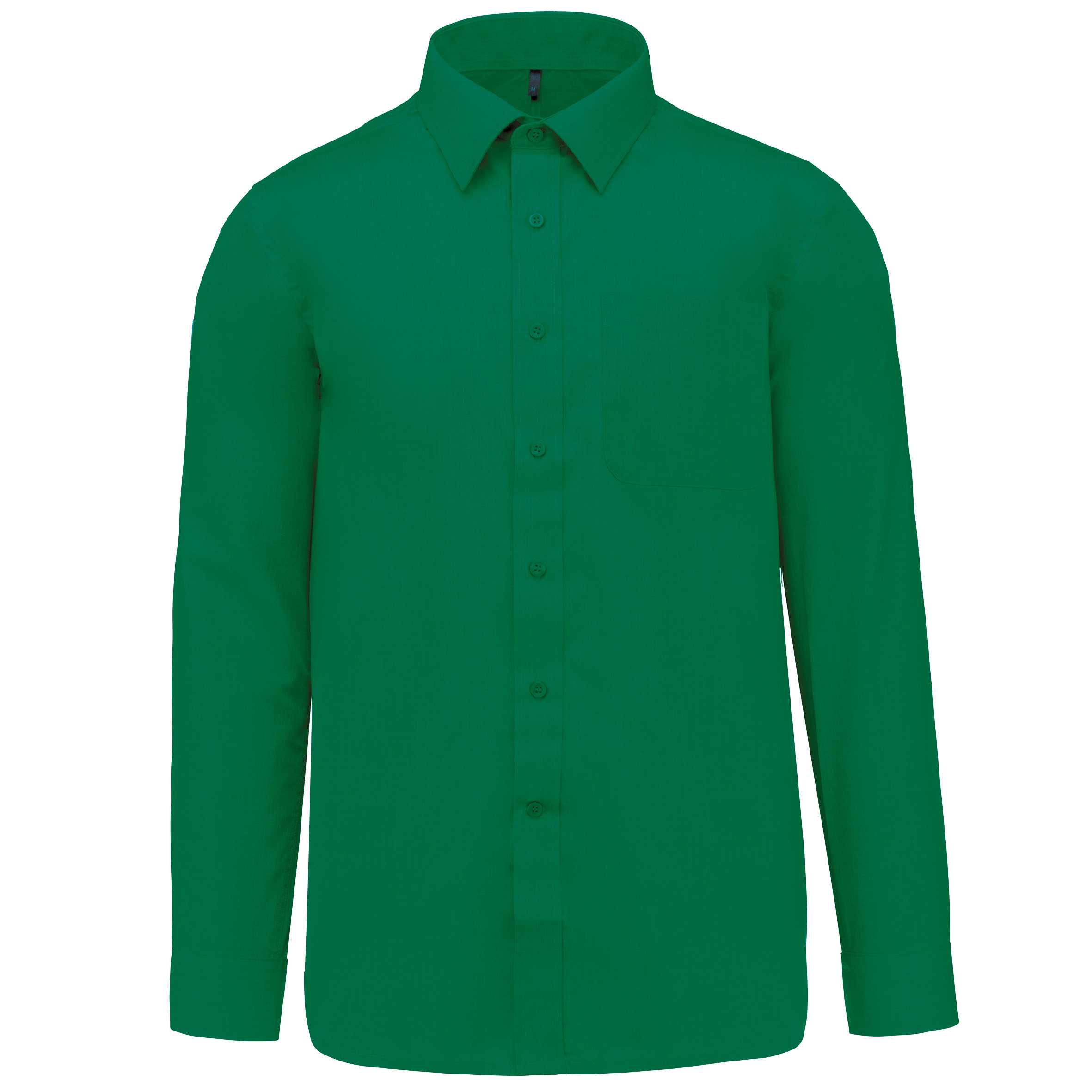 Camisa popelina de polialgodón de fácil cuidado hombre Kelly Green