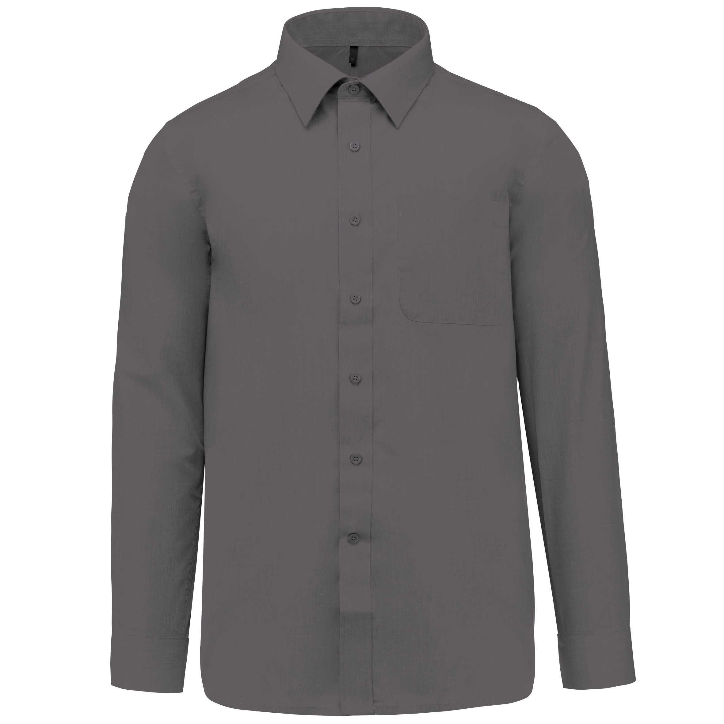 Camisa popelina de polialgodón de fácil cuidado hombre Urban Grey