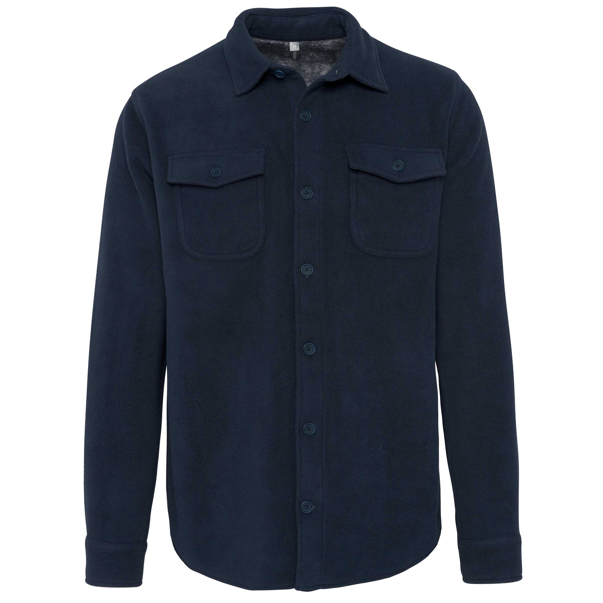 Sobrecamisa polar con forro de sherpa Navy / Storm Grey