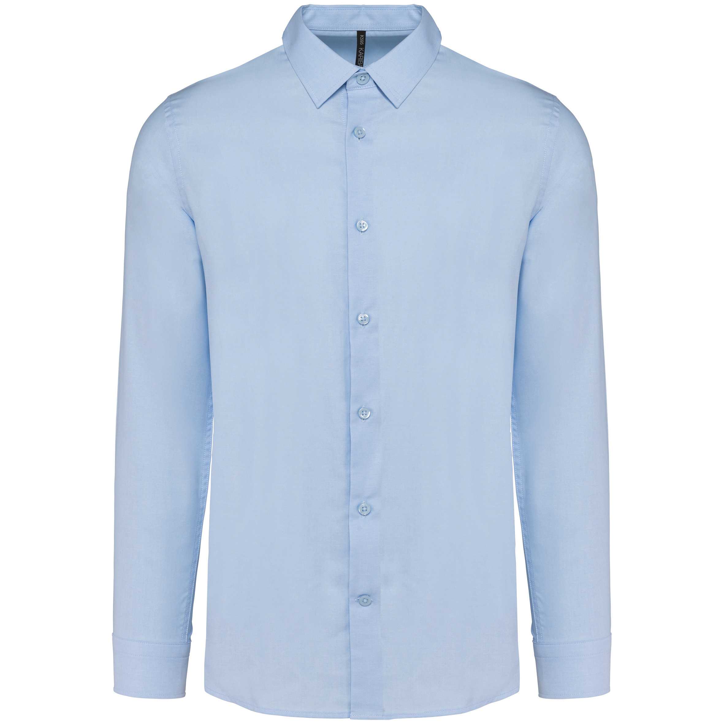 Camisa oxford de manga larga para hombre Oxford Blue