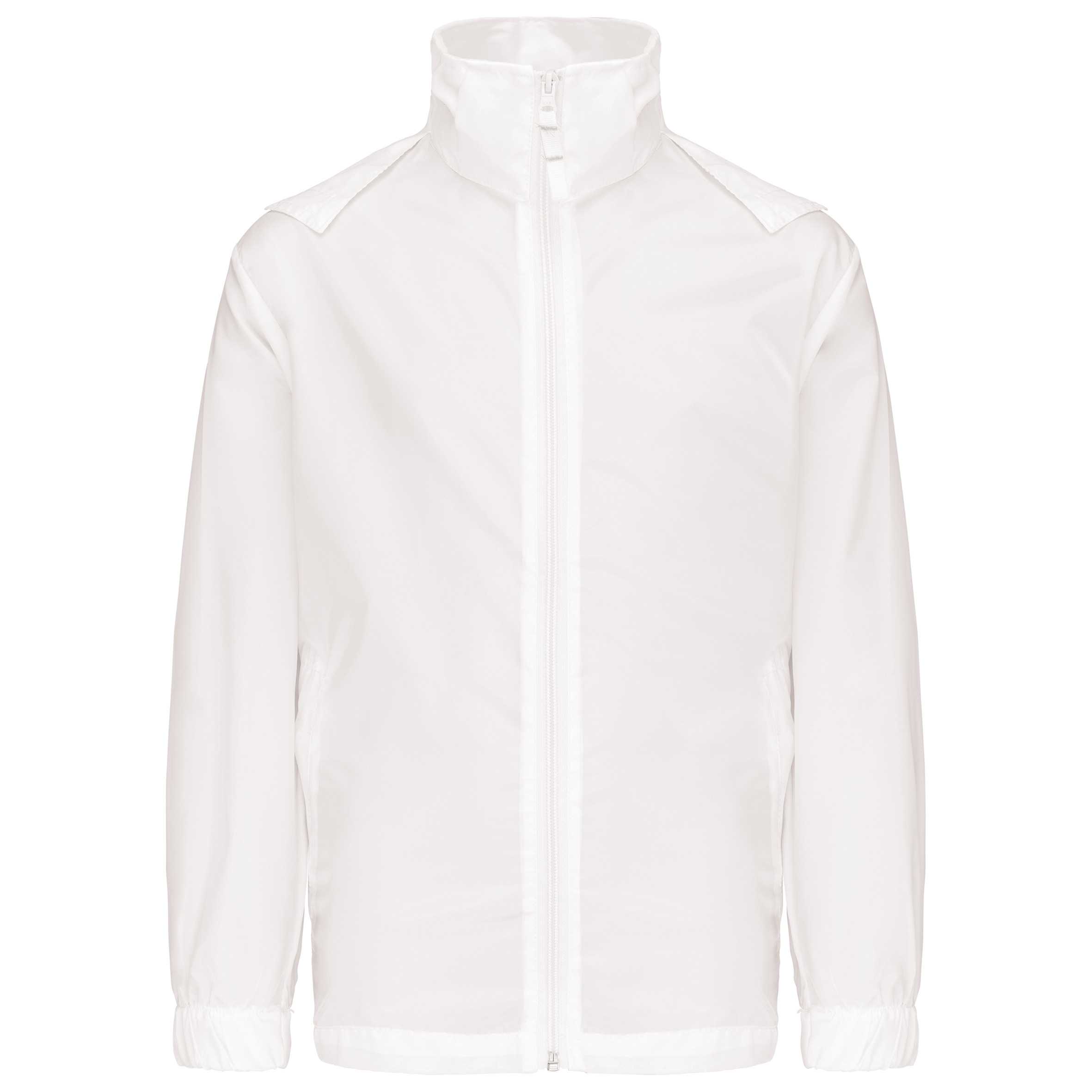 Cortavientos sin forro niño White