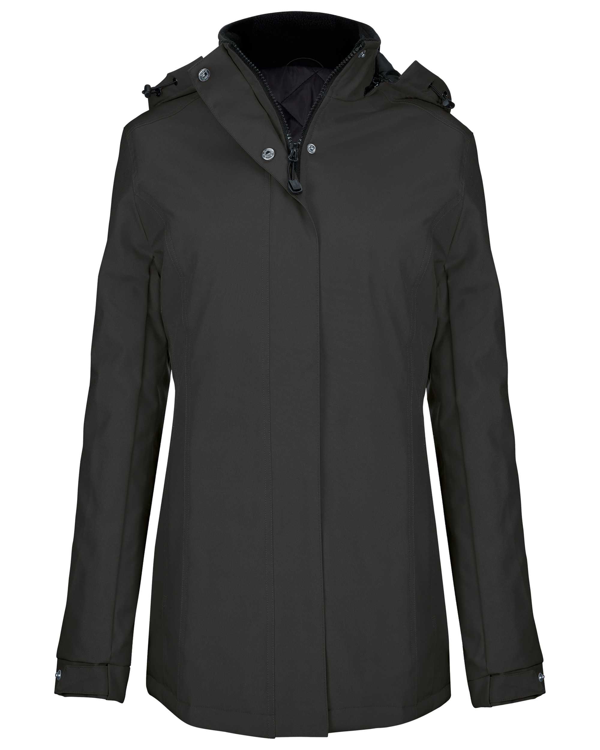 Parka acolchada mujer Dark Grey