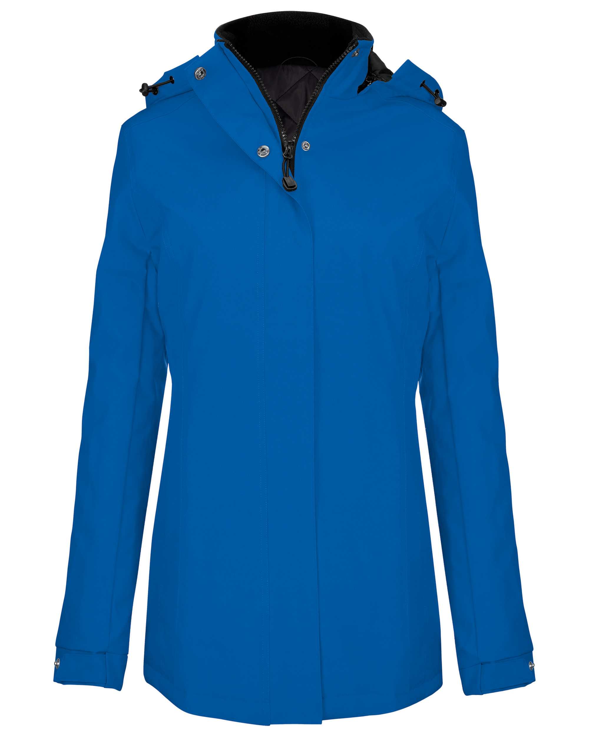 Parka acolchada mujer Light Royal Blue