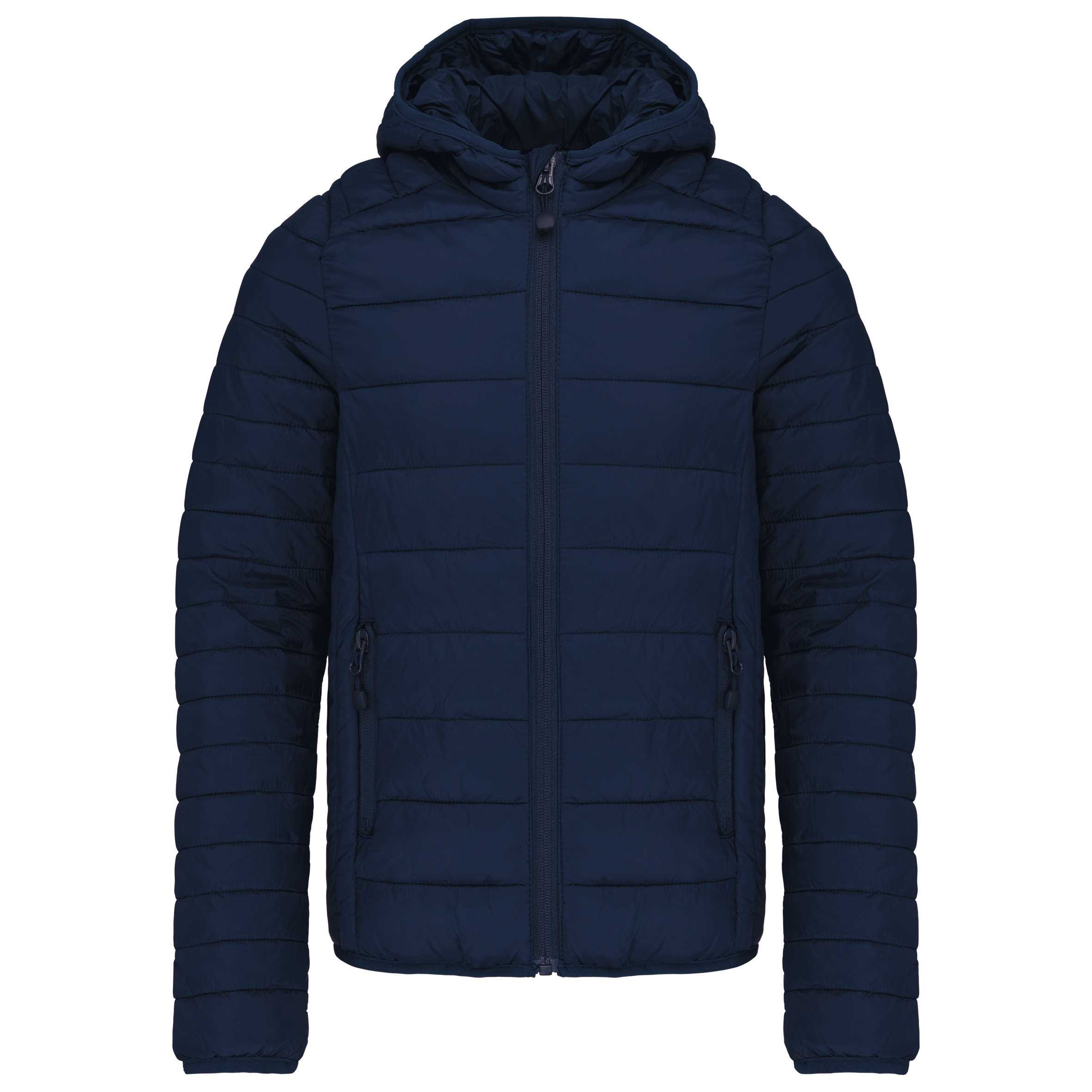 Chaqueta acolchada y ligera con capucha niños Navy