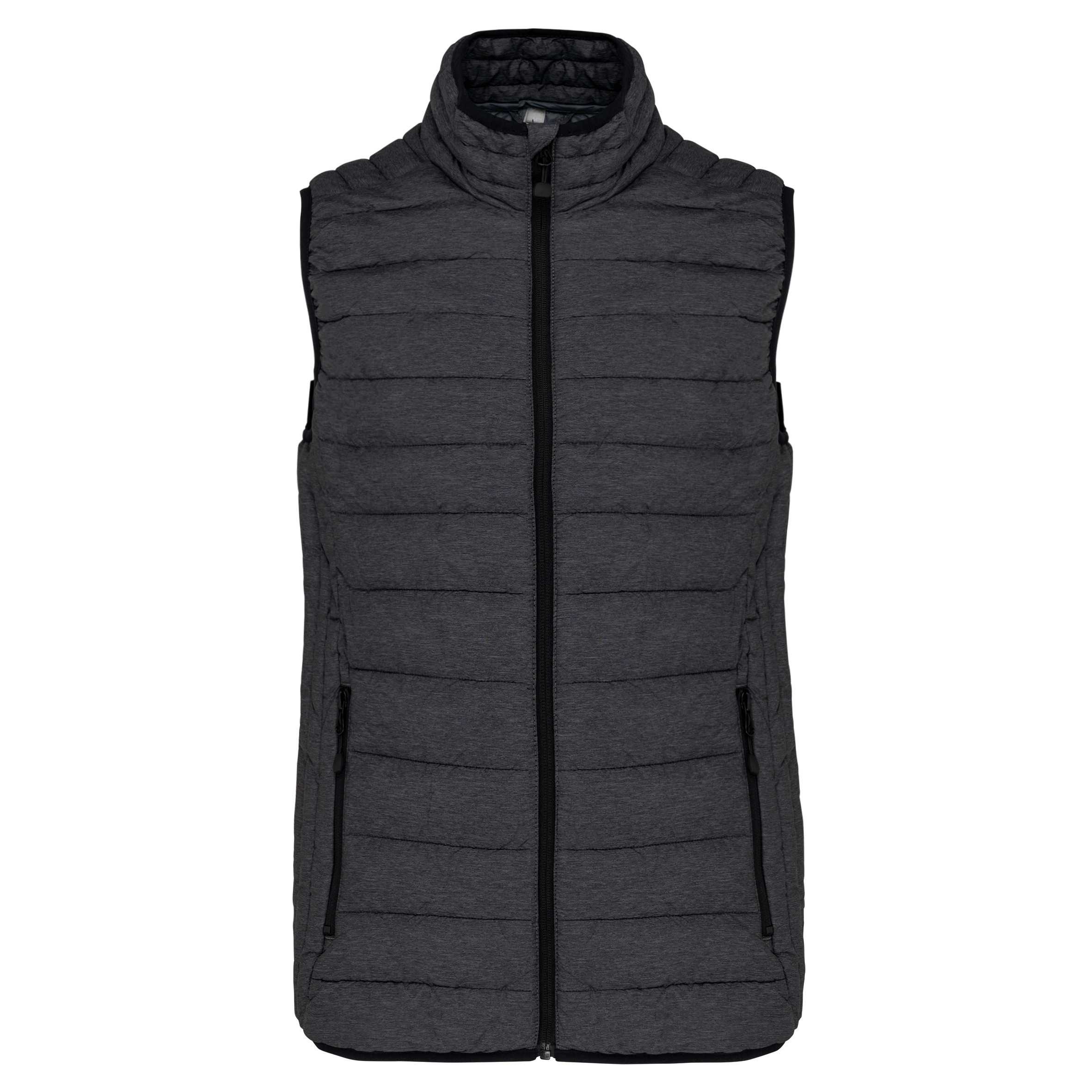 Chaleco acolchado y ligero mujer Marl Dark Grey