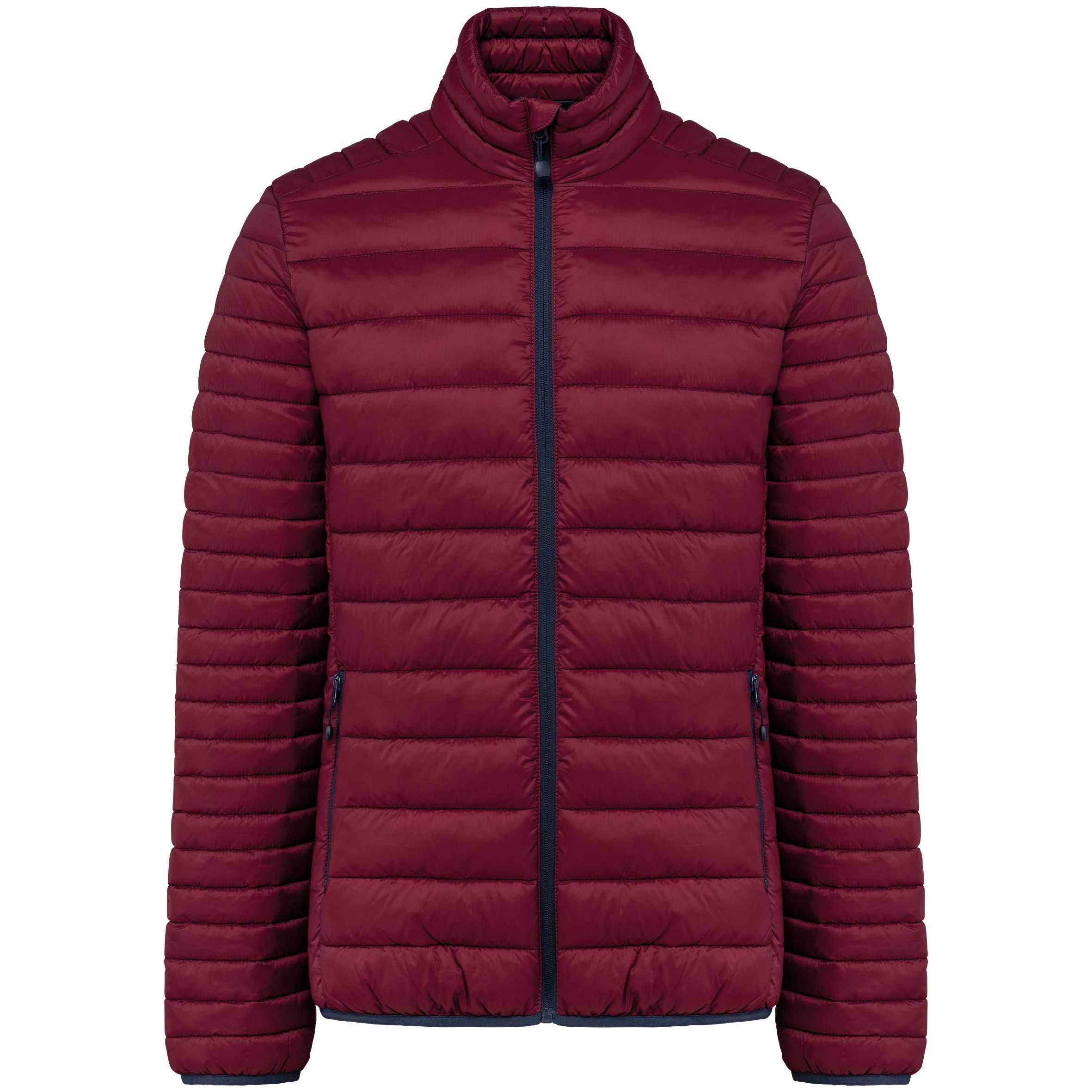 Chaqueta acolchada y ligera hombre Wine