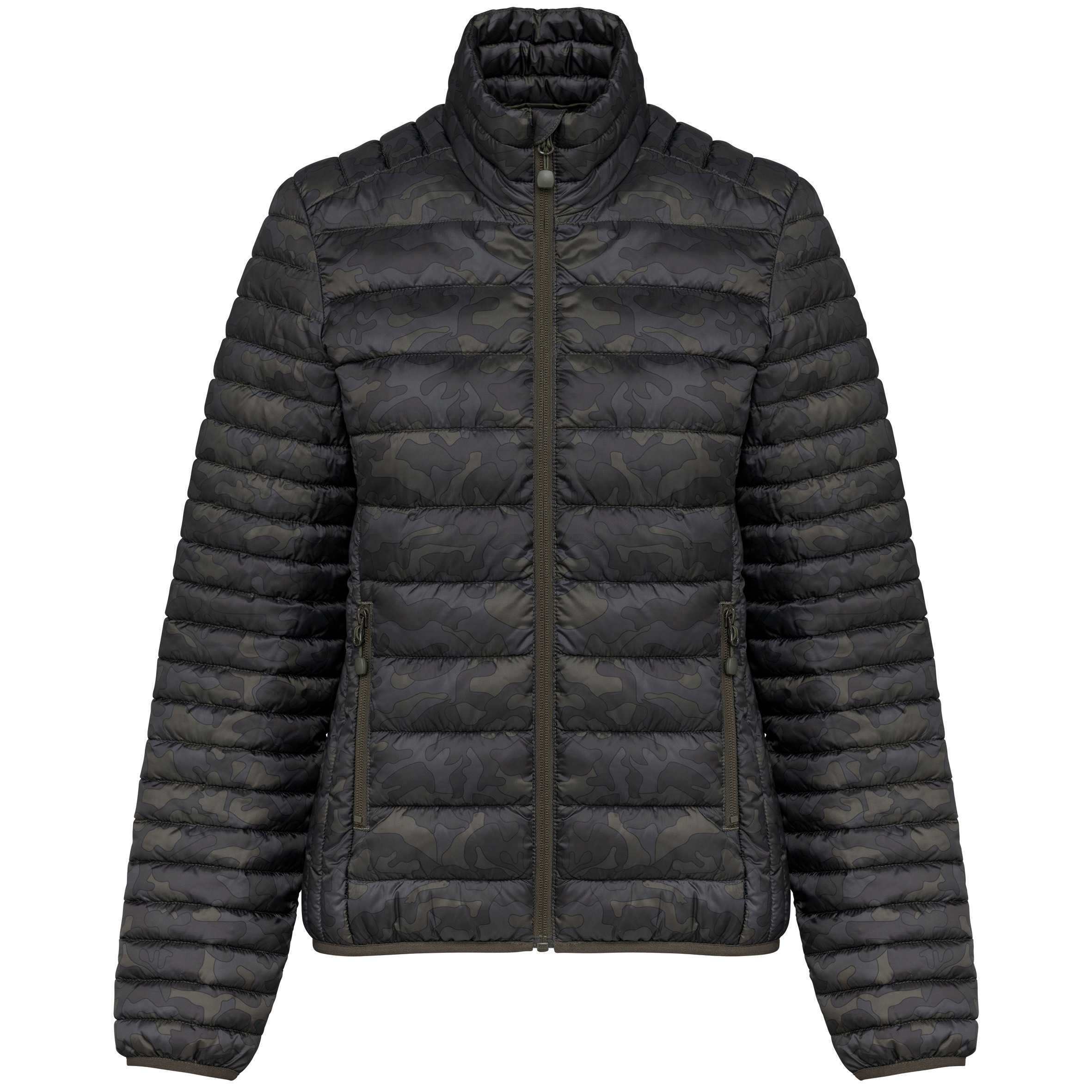 Chaqueta acolchada y ligera mujer Jungle Camo