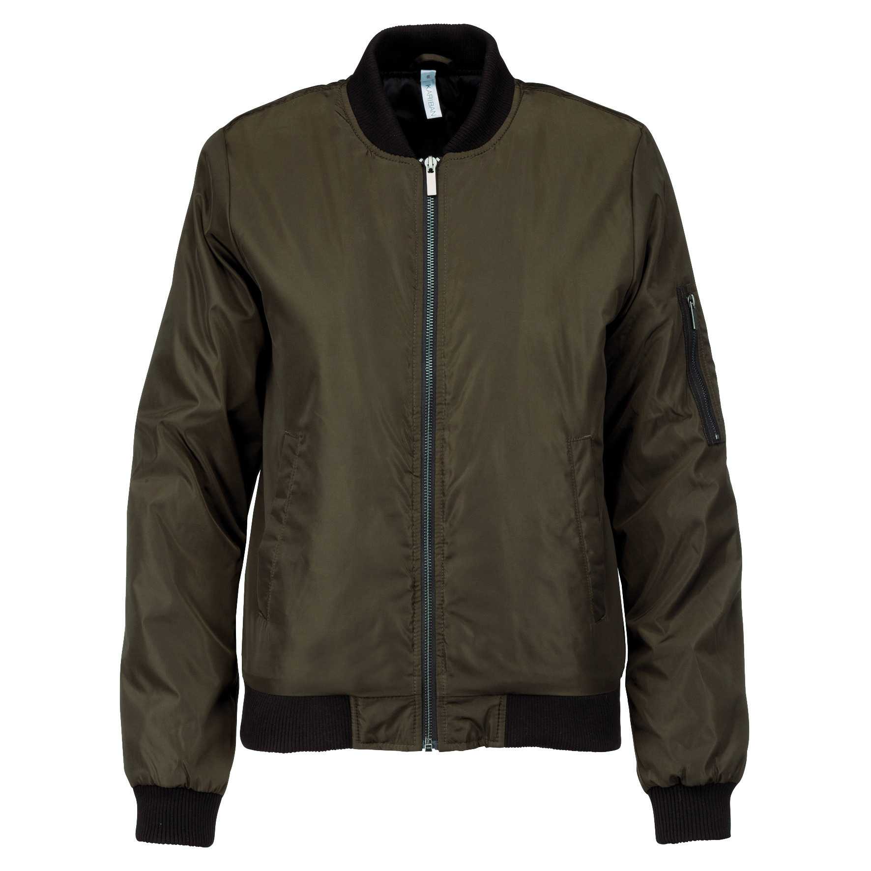 Cazadora bomber mujer Deep khaki