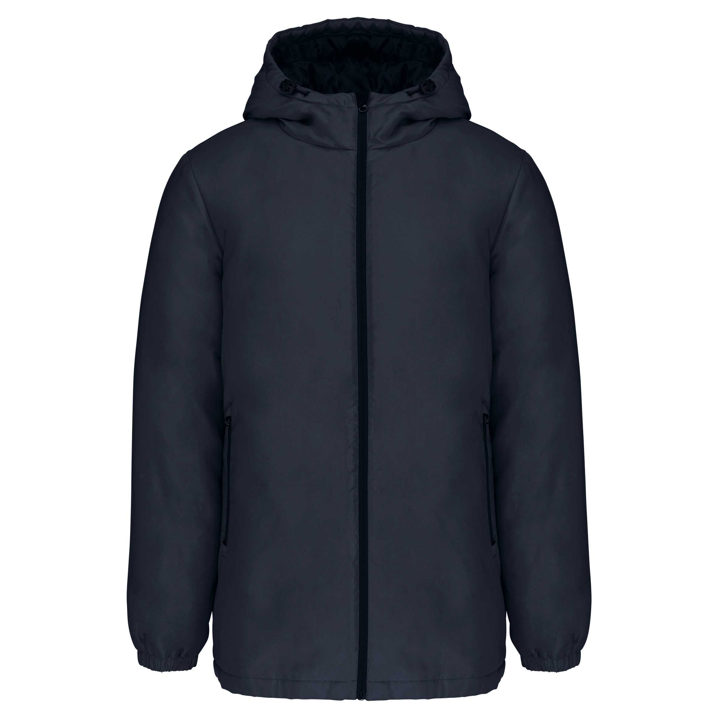 Parka con capucha reciclada unisex Navy