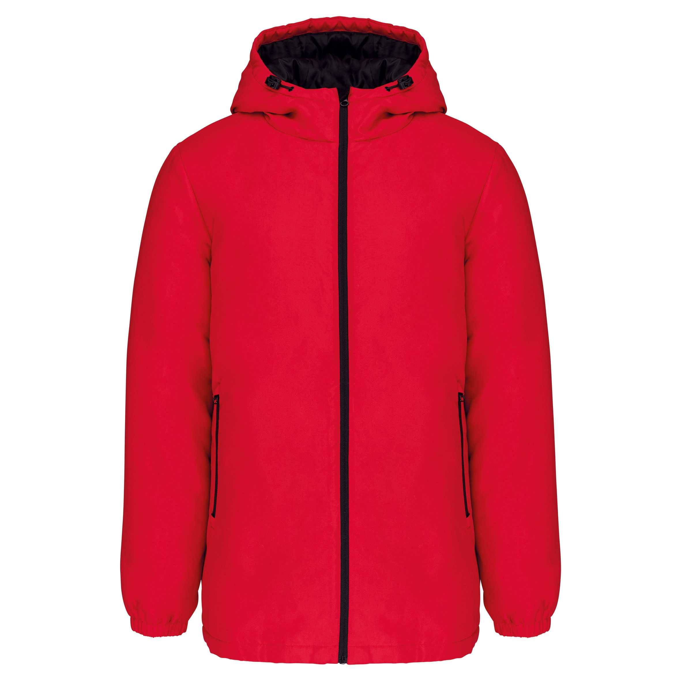 Parka con capucha reciclada unisex Red