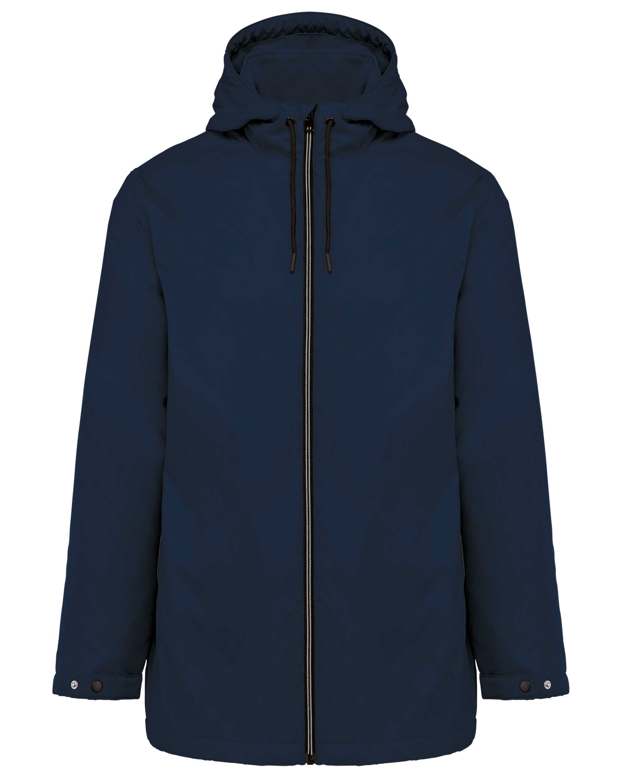 Chaqueta con capucha y forro de micropolar - Unisex Navy
