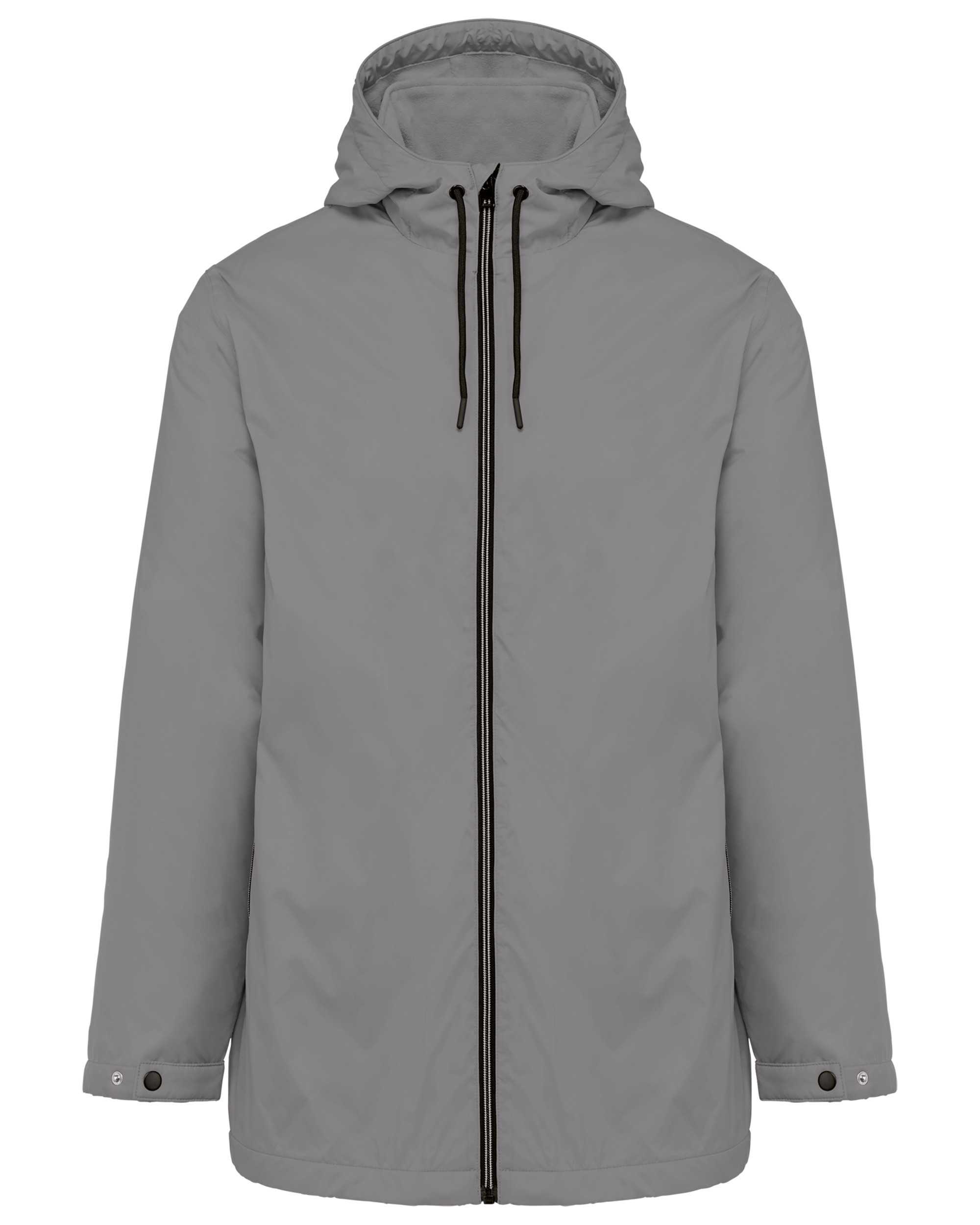 Chaqueta con capucha y forro de micropolar - Unisex Silver