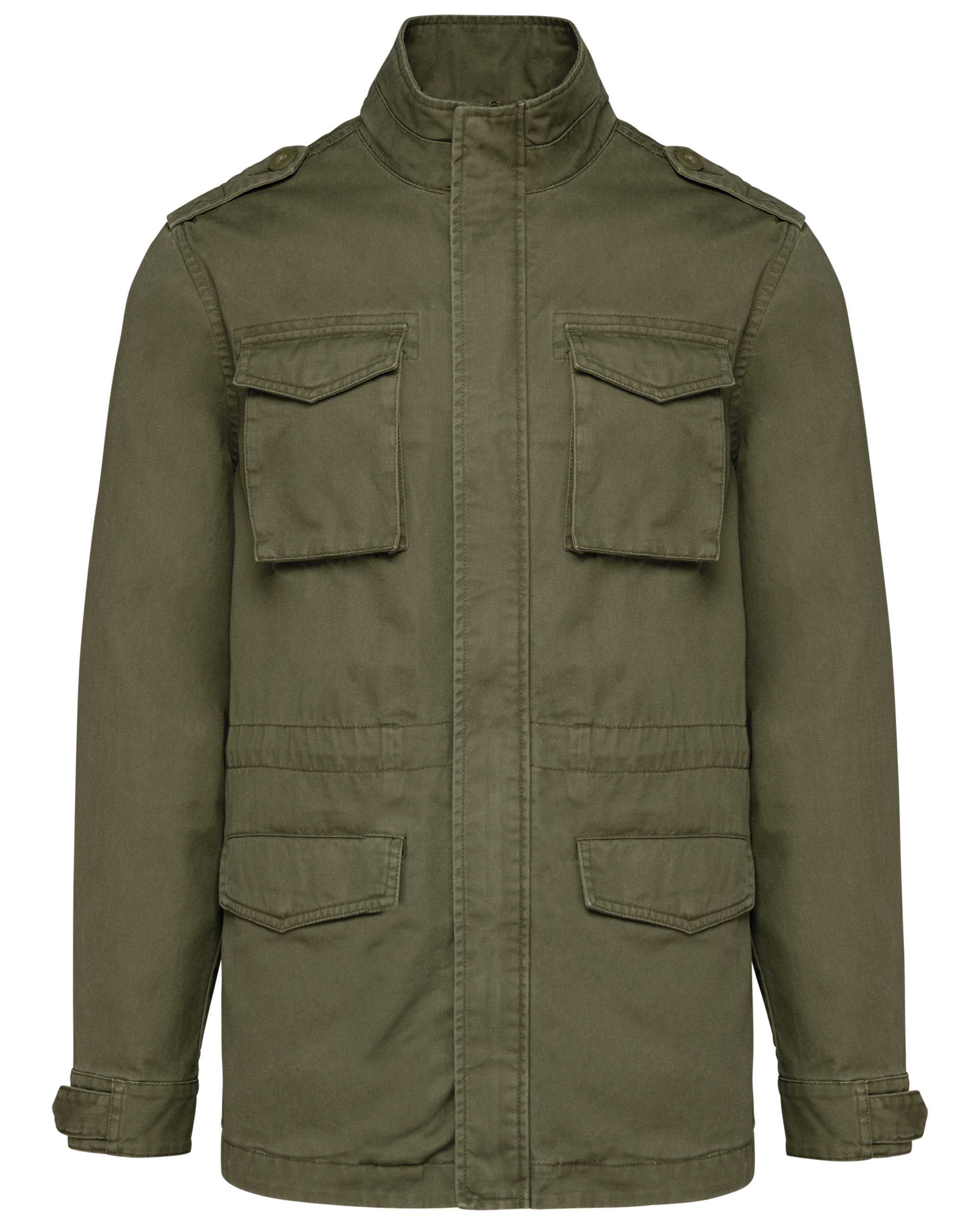Chaqueta safari hombre Washed Light Khaki