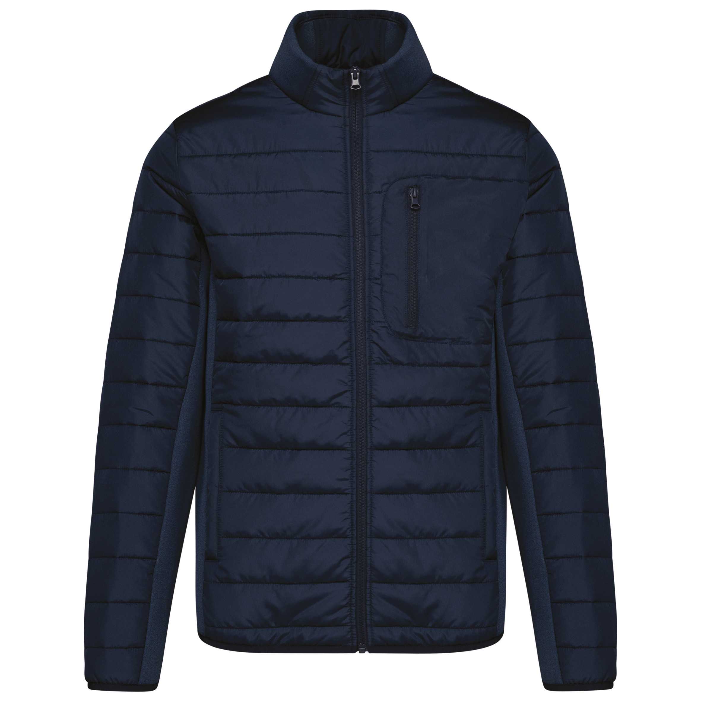 Chaqueta bimaterial hombre Mid Navy / Midnight Navy Heather