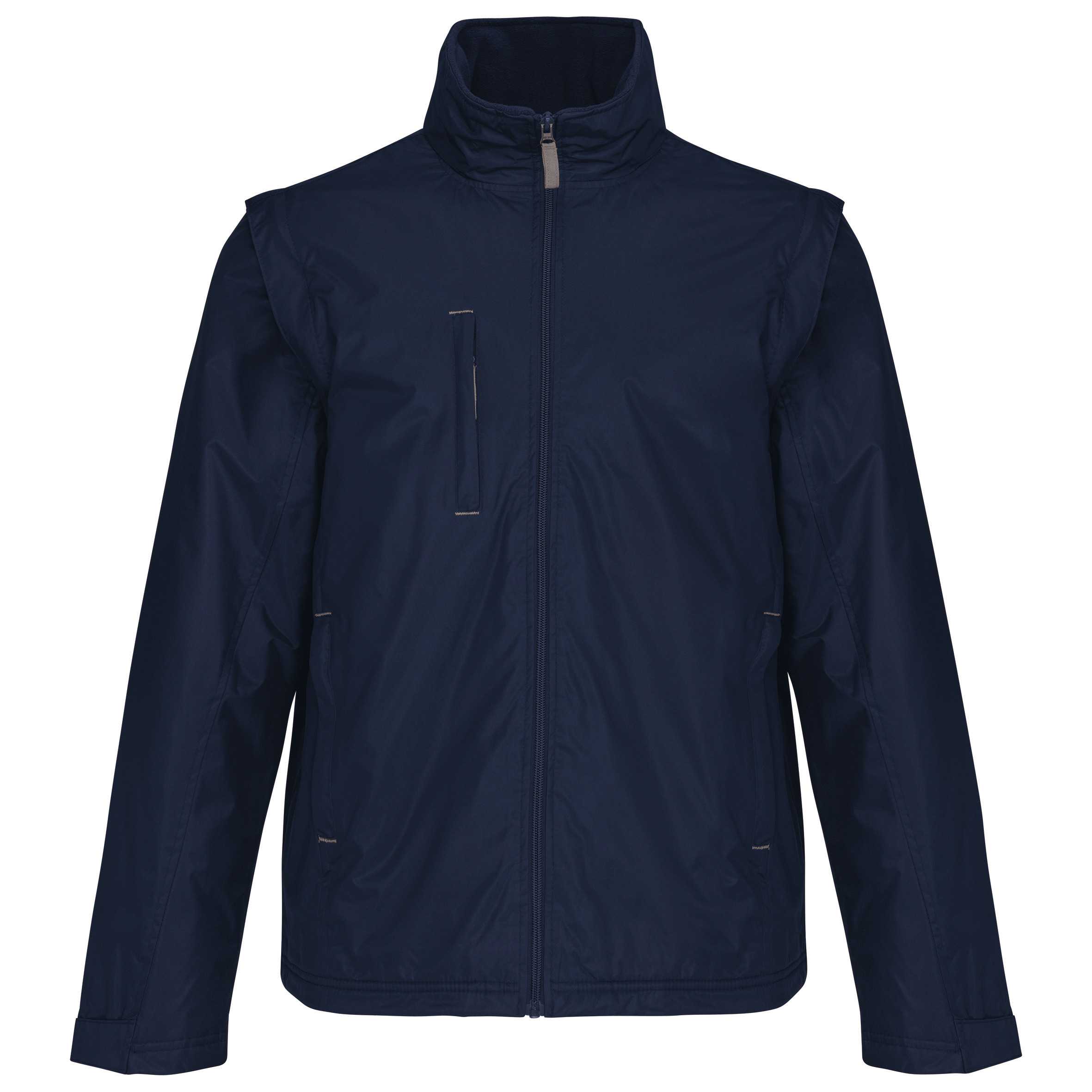 Chaqueta con mangas amovibles hombre Navy / Grey