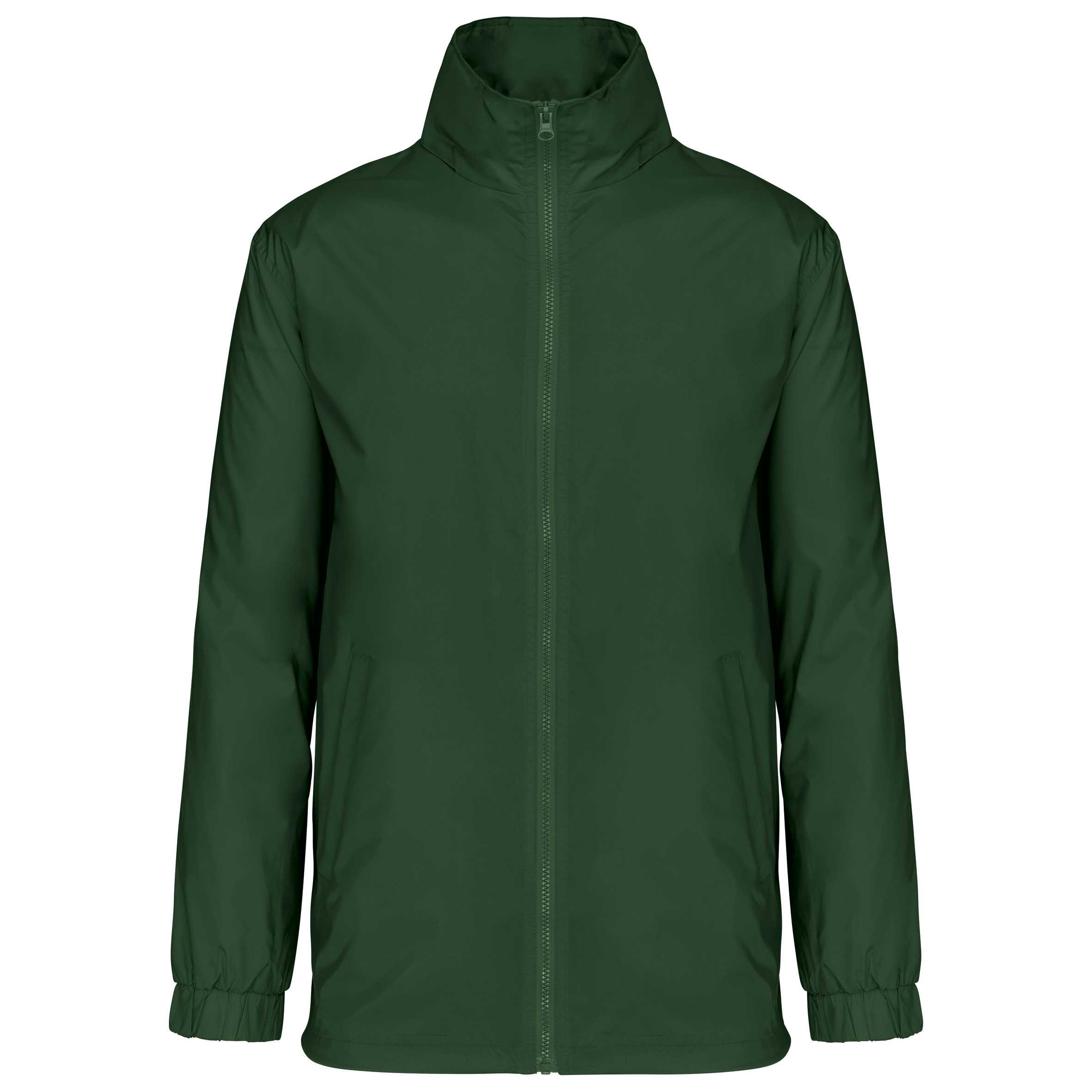 Cortavientos con forro hombre Forest Green
