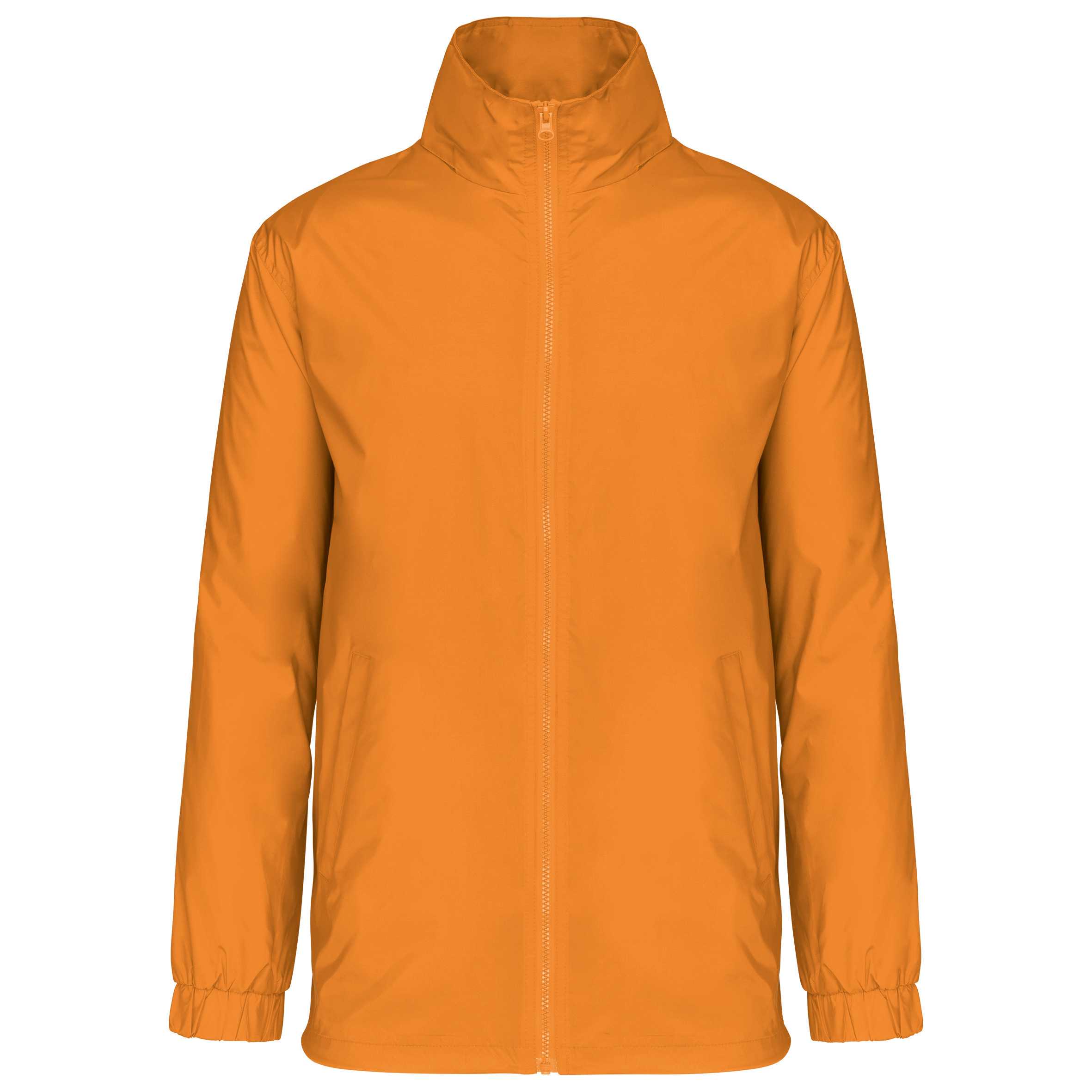 Cortavientos con forro hombre Orange