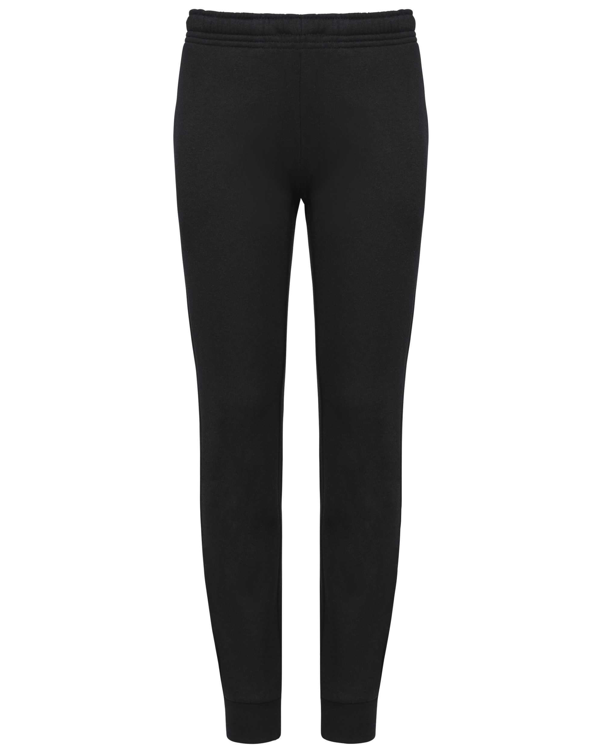 Pantalón felpa infantil Black