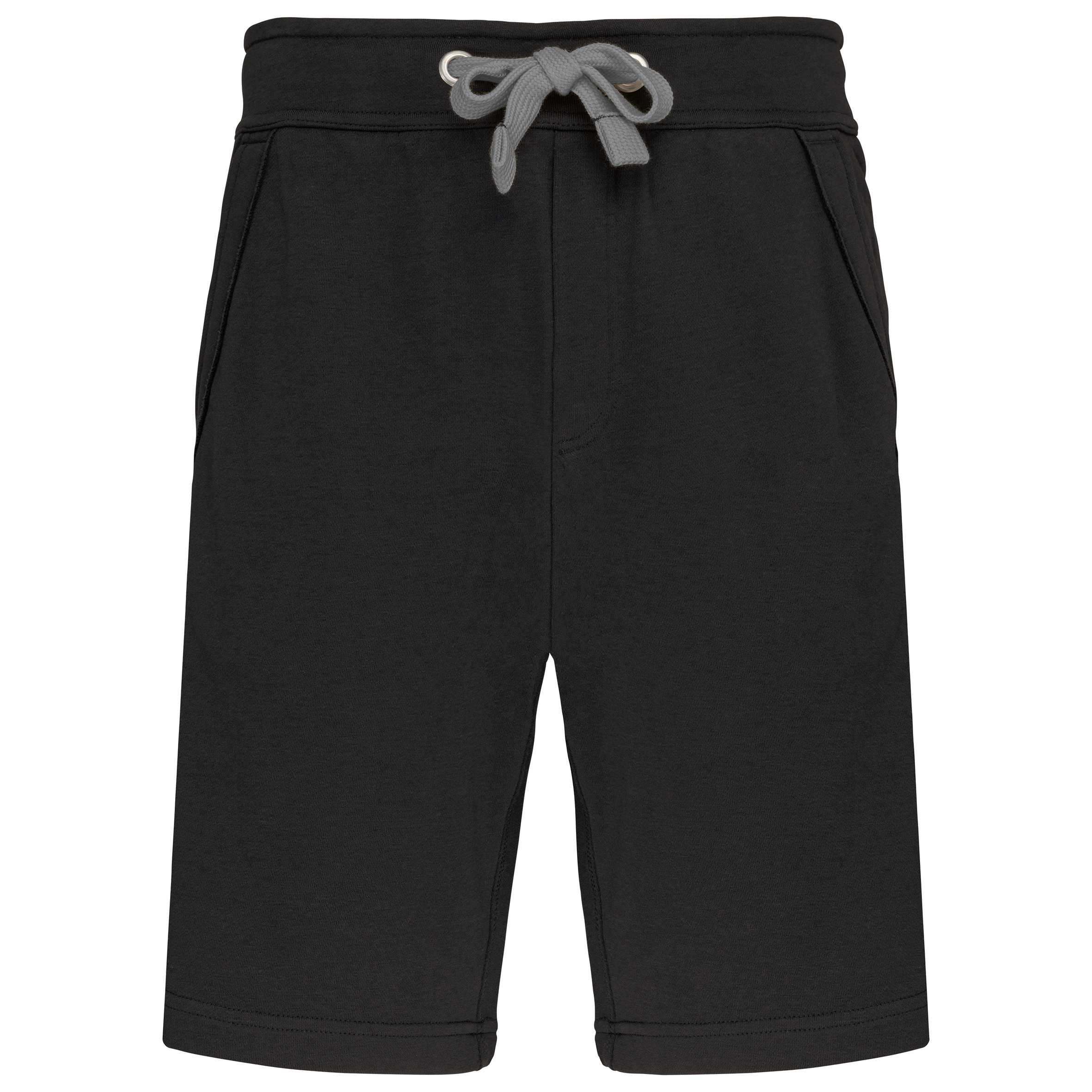 Bermuda french terry unisex Black