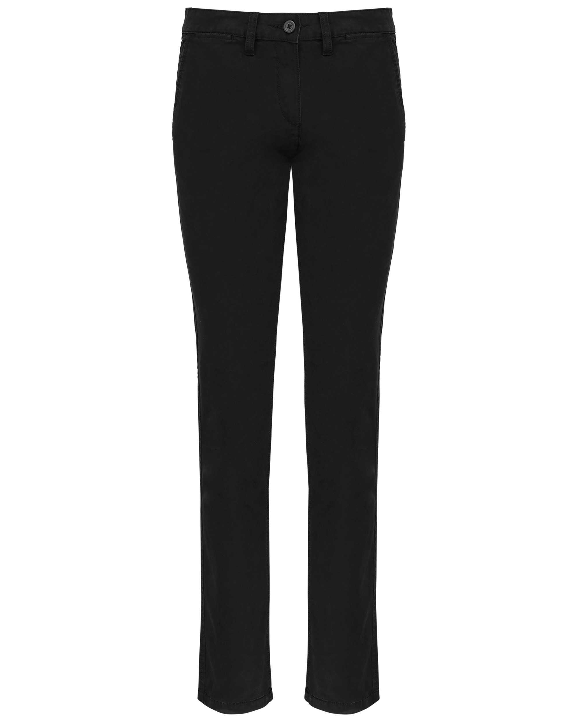 Pantalón chino mujer Black